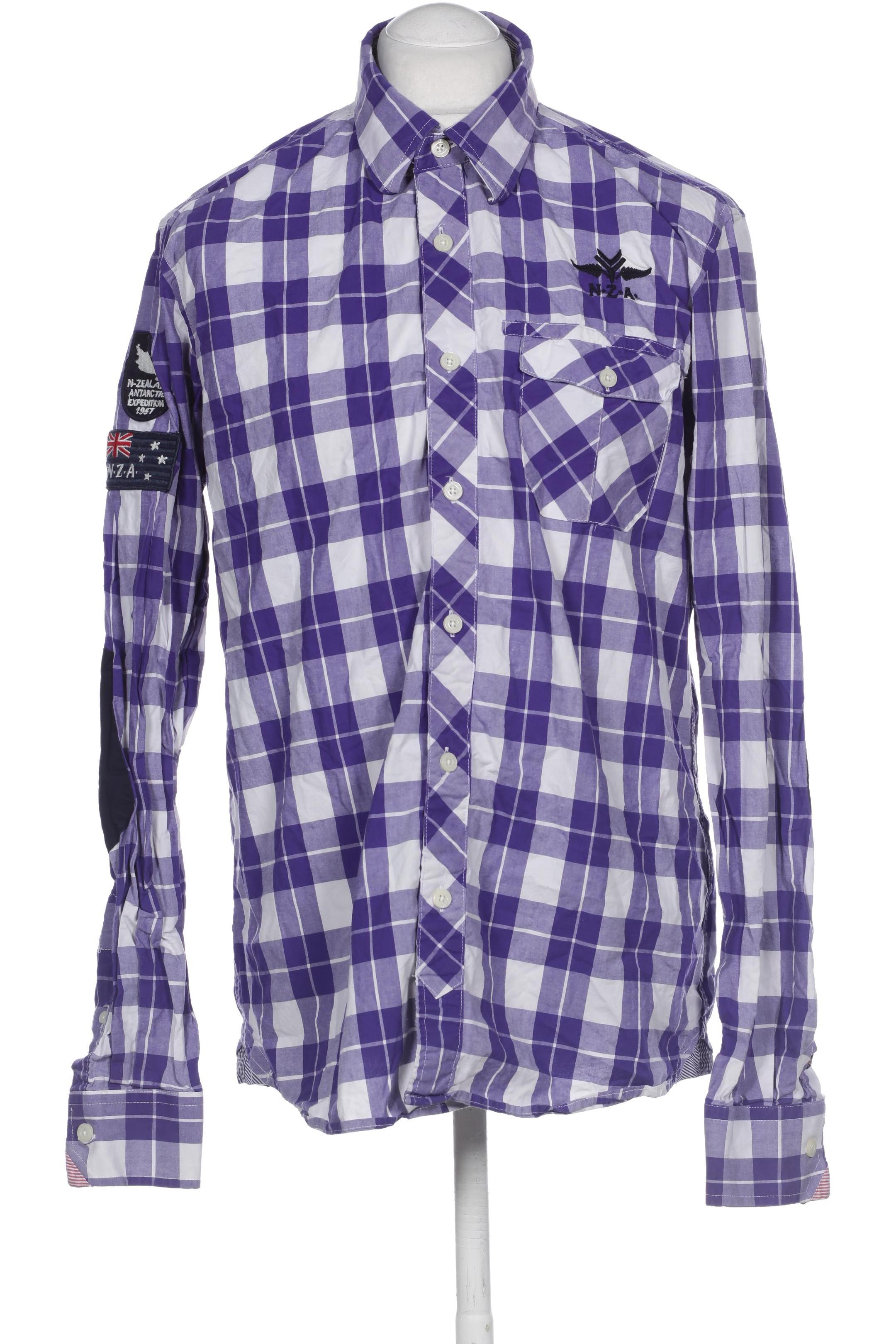 

NZA NEW Zealand Auckland Herren Hemd, flieder, Gr.