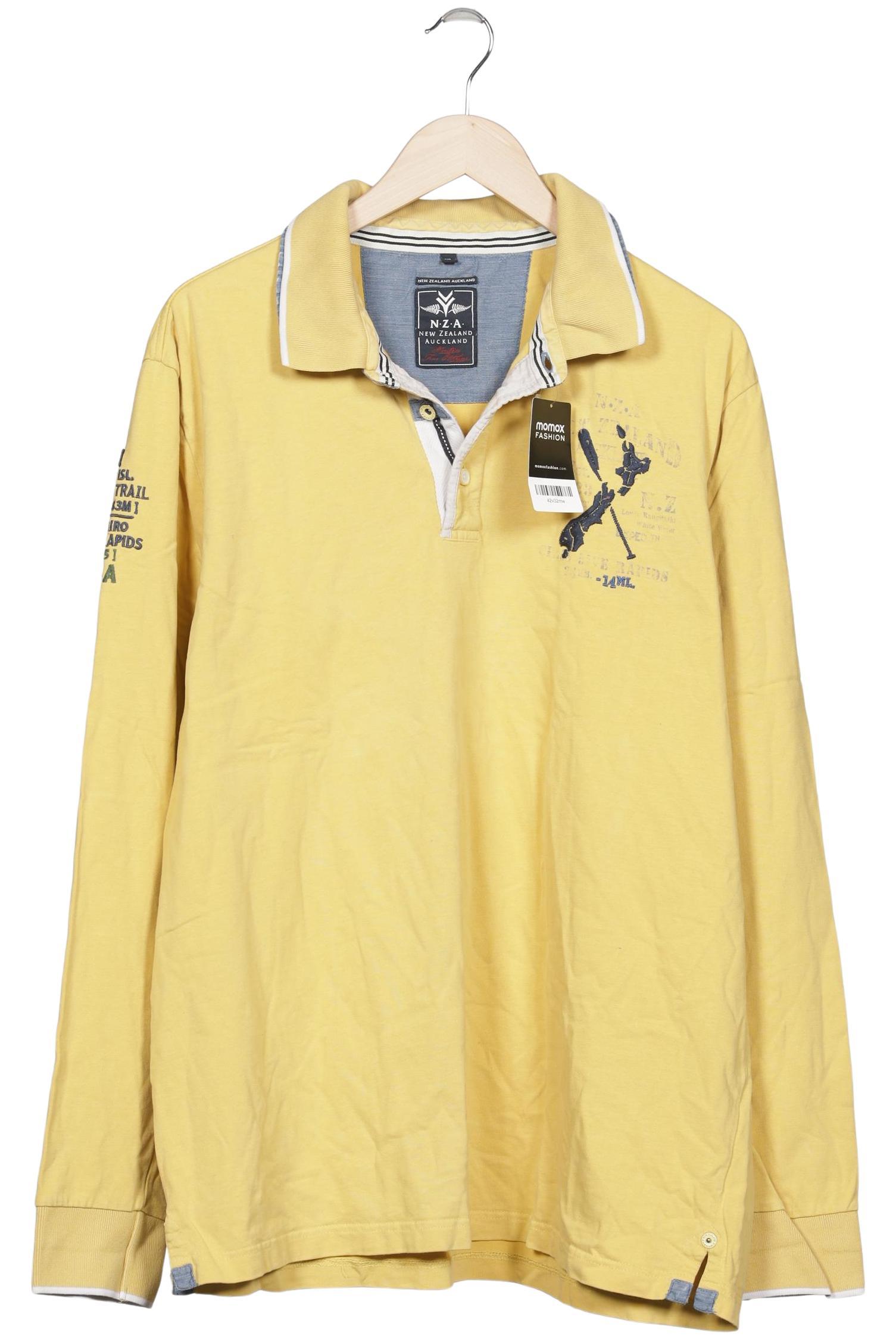 

NZA NEW Zealand Auckland Herren Poloshirt, gelb, Gr. 58