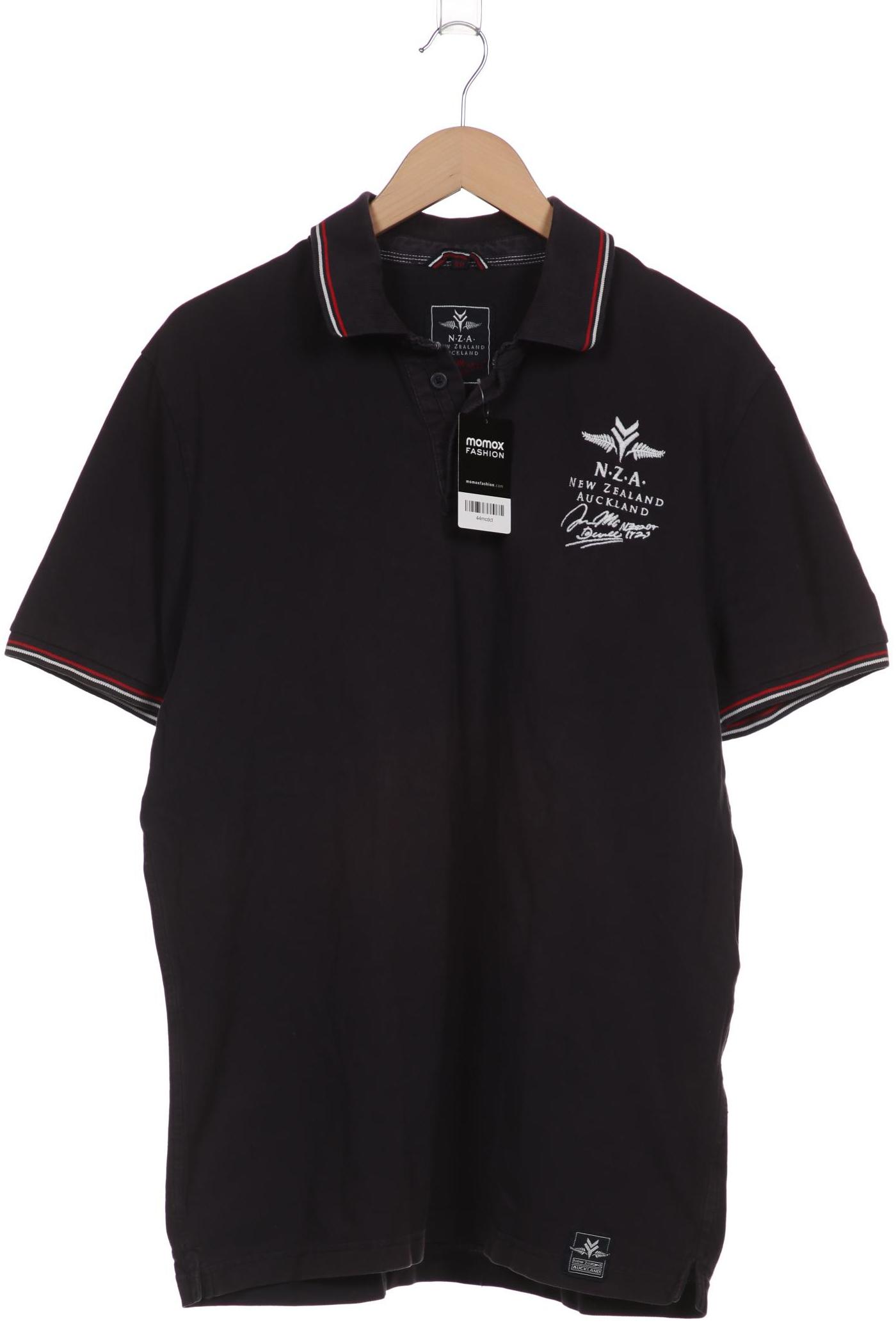 

NZA NEW ZEALAND AUCKLAND Herren Poloshirt, schwarz