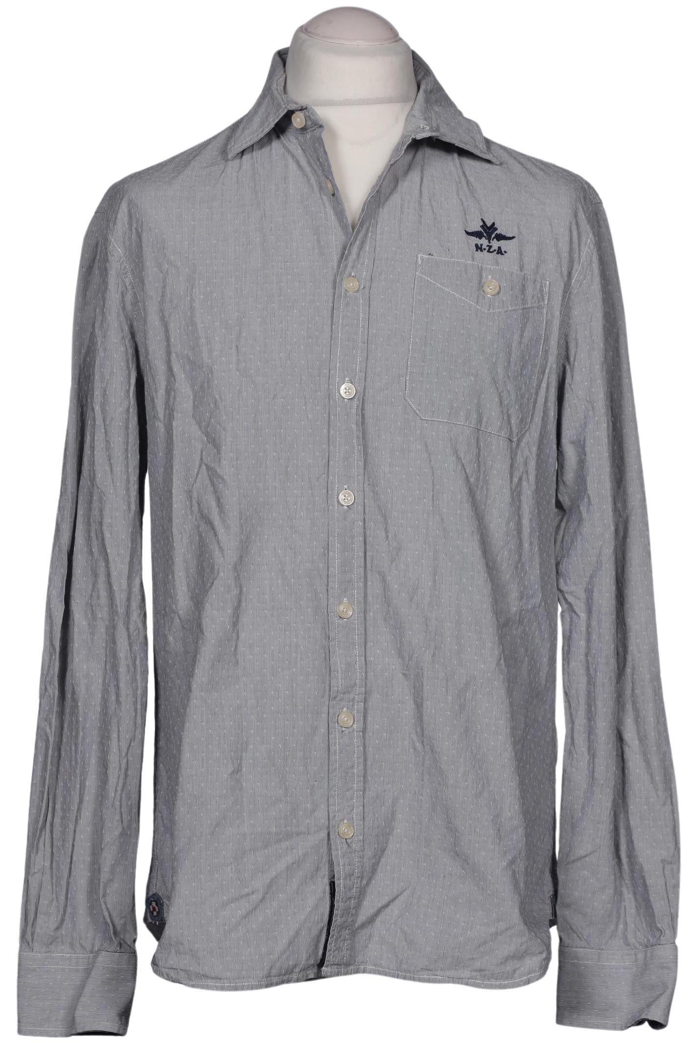 

NZA NEW Zealand Auckland Herren Hemd, grau, Gr. 54