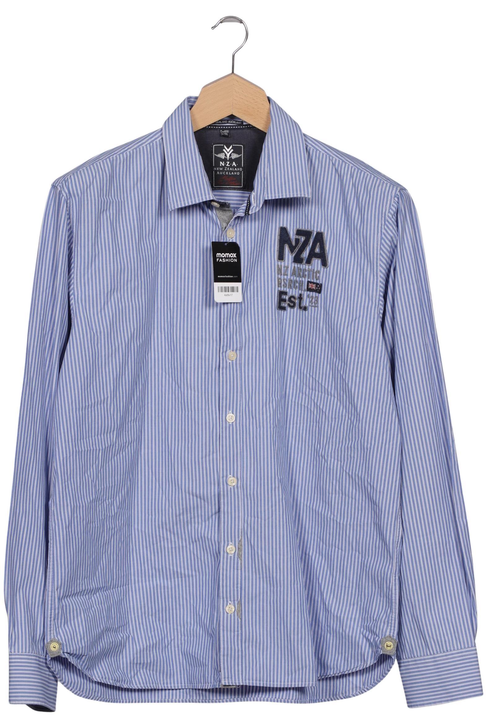 

NZA NEW Zealand Auckland Herren Hemd, blau, Gr. 58