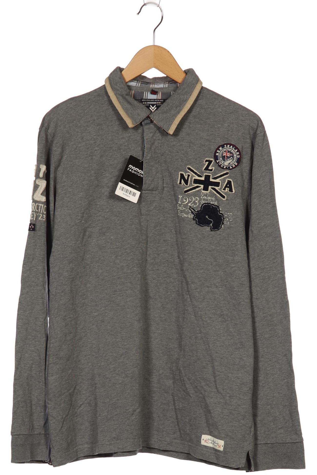 

NZA NEW ZEALAND AUCKLAND Herren Poloshirt, grau