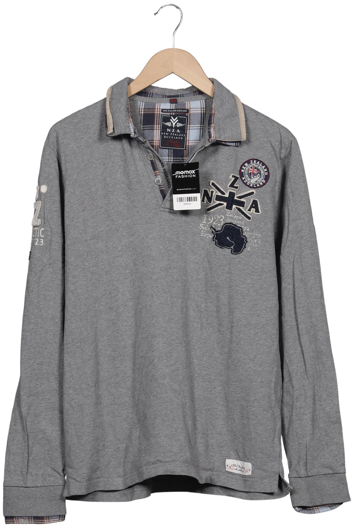 

NZA NEW Zealand Auckland Herren Langarmshirt, grau, Gr. 52