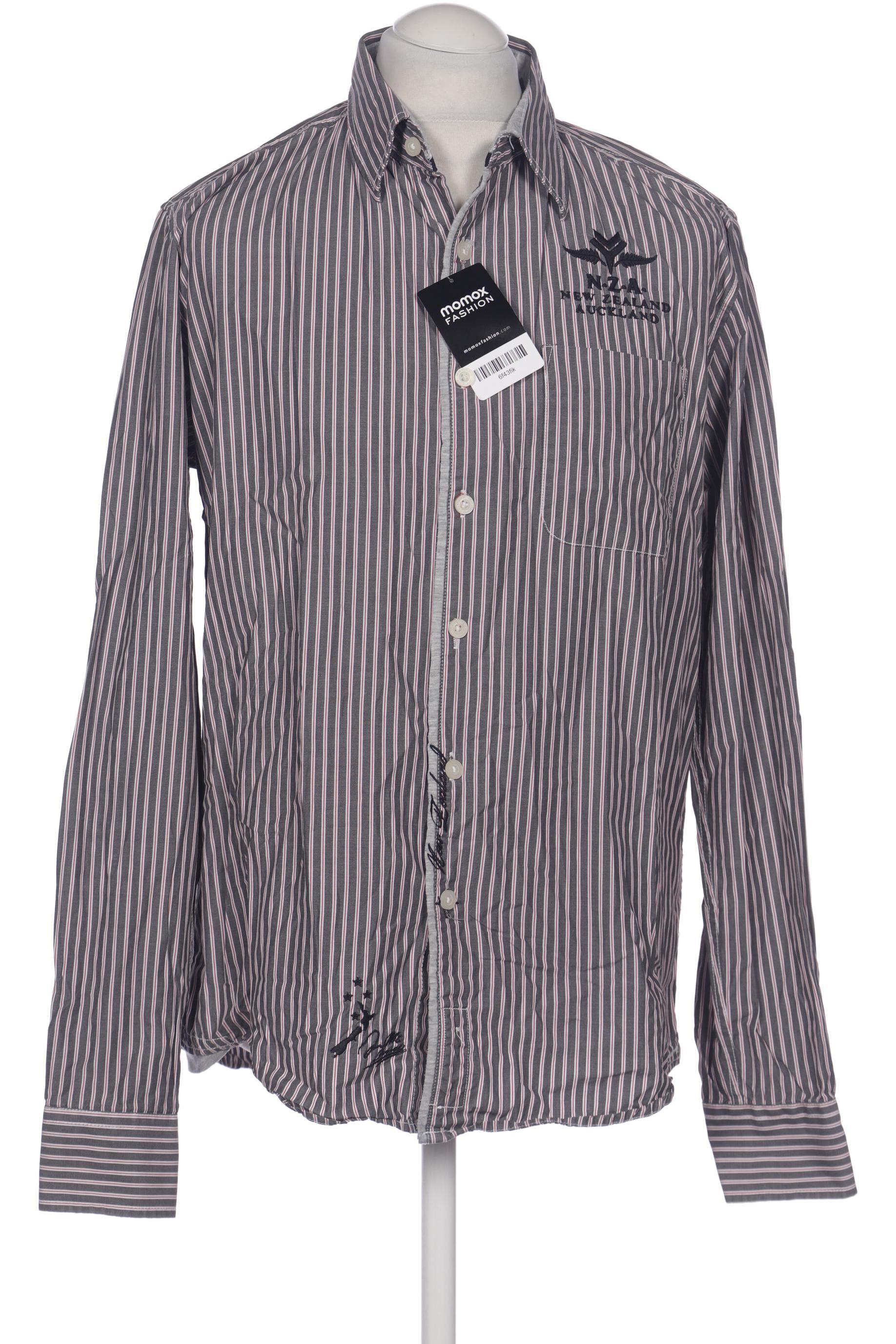 

NZA NEW Zealand Auckland Herren Hemd, grau, Gr. 52