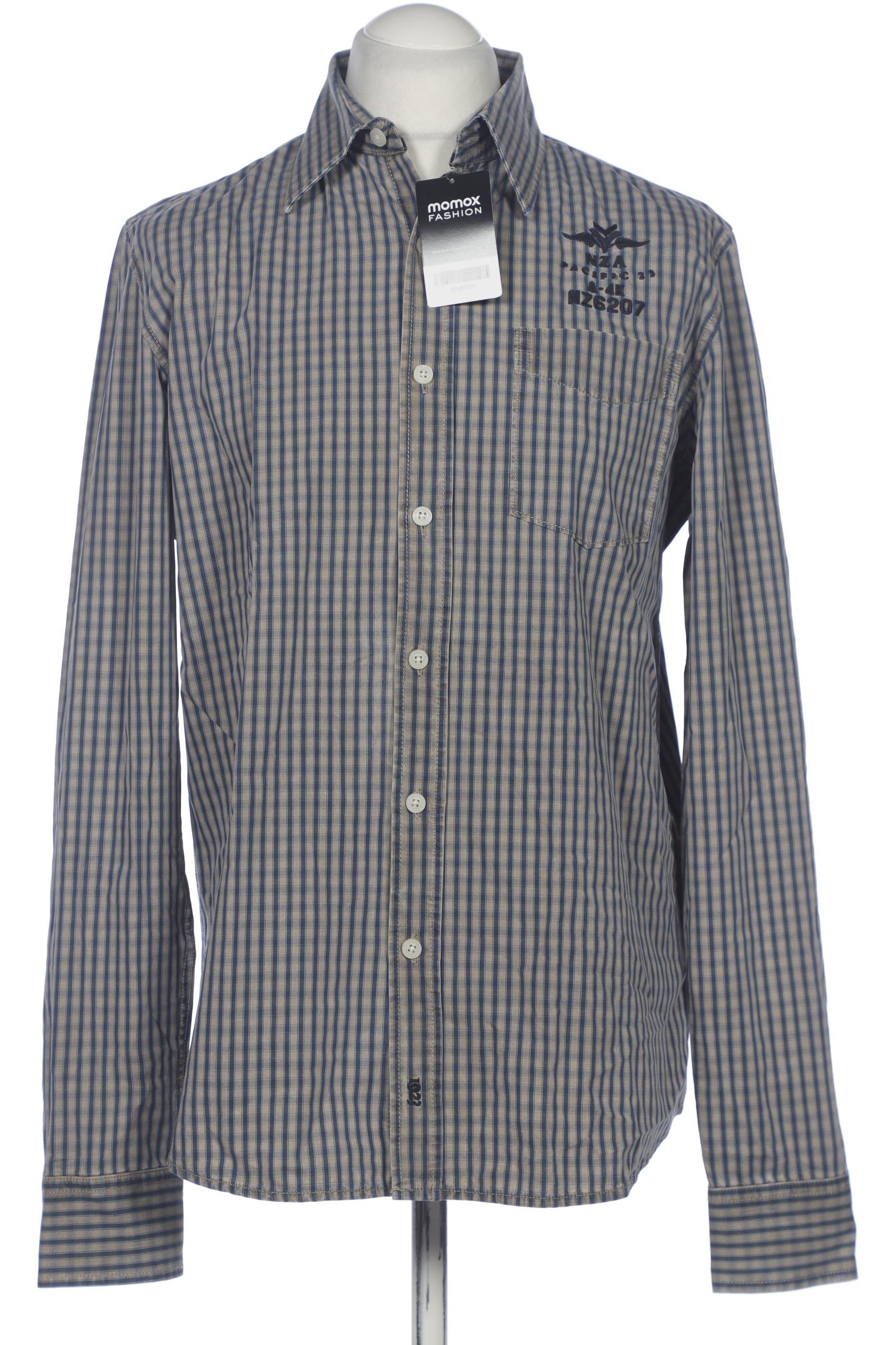 

NZA NEW Zealand Auckland Herren Hemd, beige, Gr. 52
