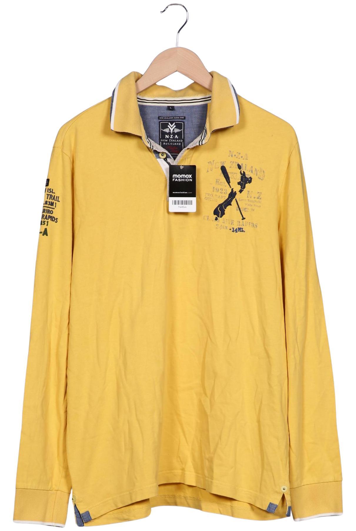 

NZA NEW Zealand Auckland Herren Poloshirt, gelb, Gr. 52