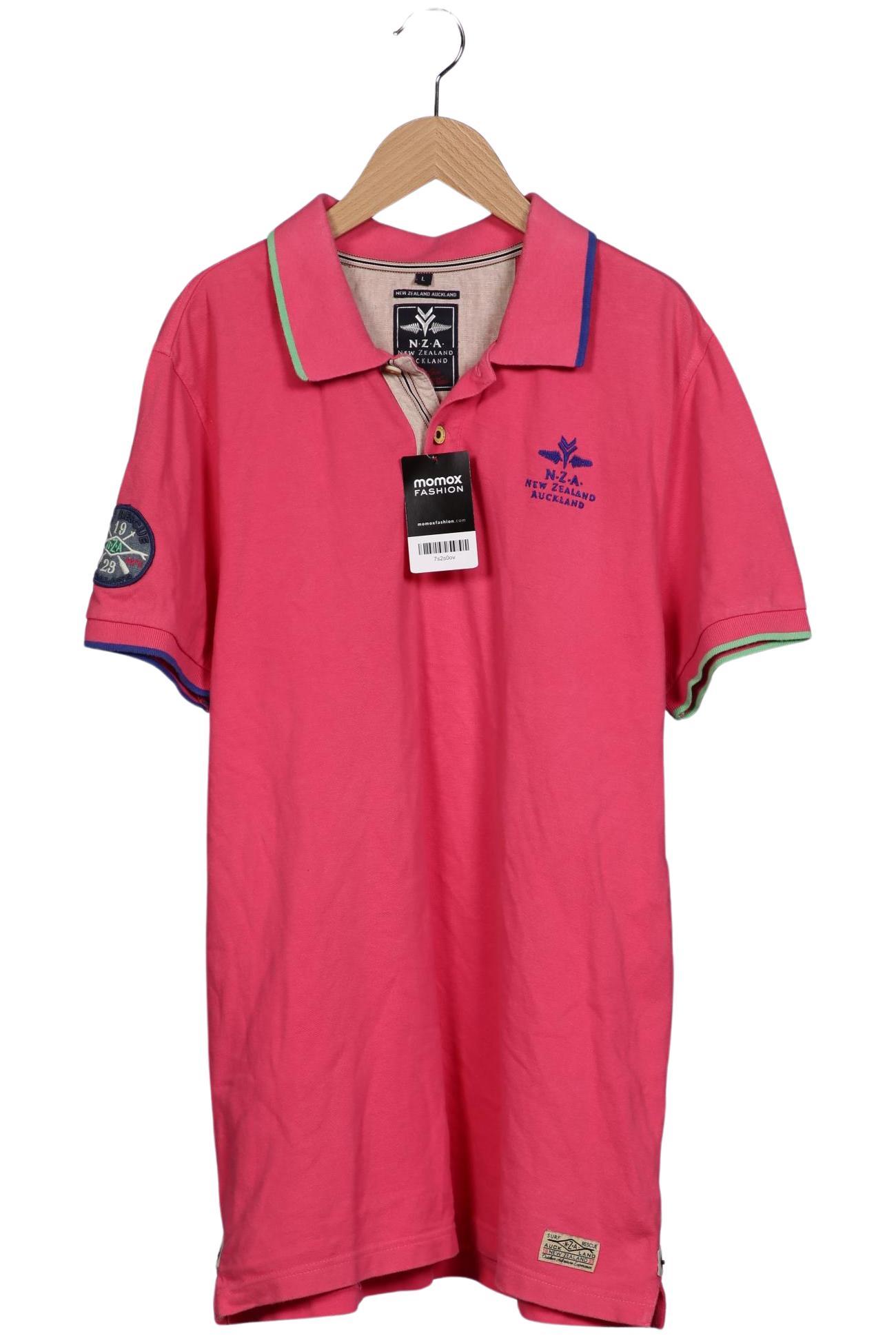 

NZA NEW Zealand Auckland Herren Poloshirt, pink, Gr. 52