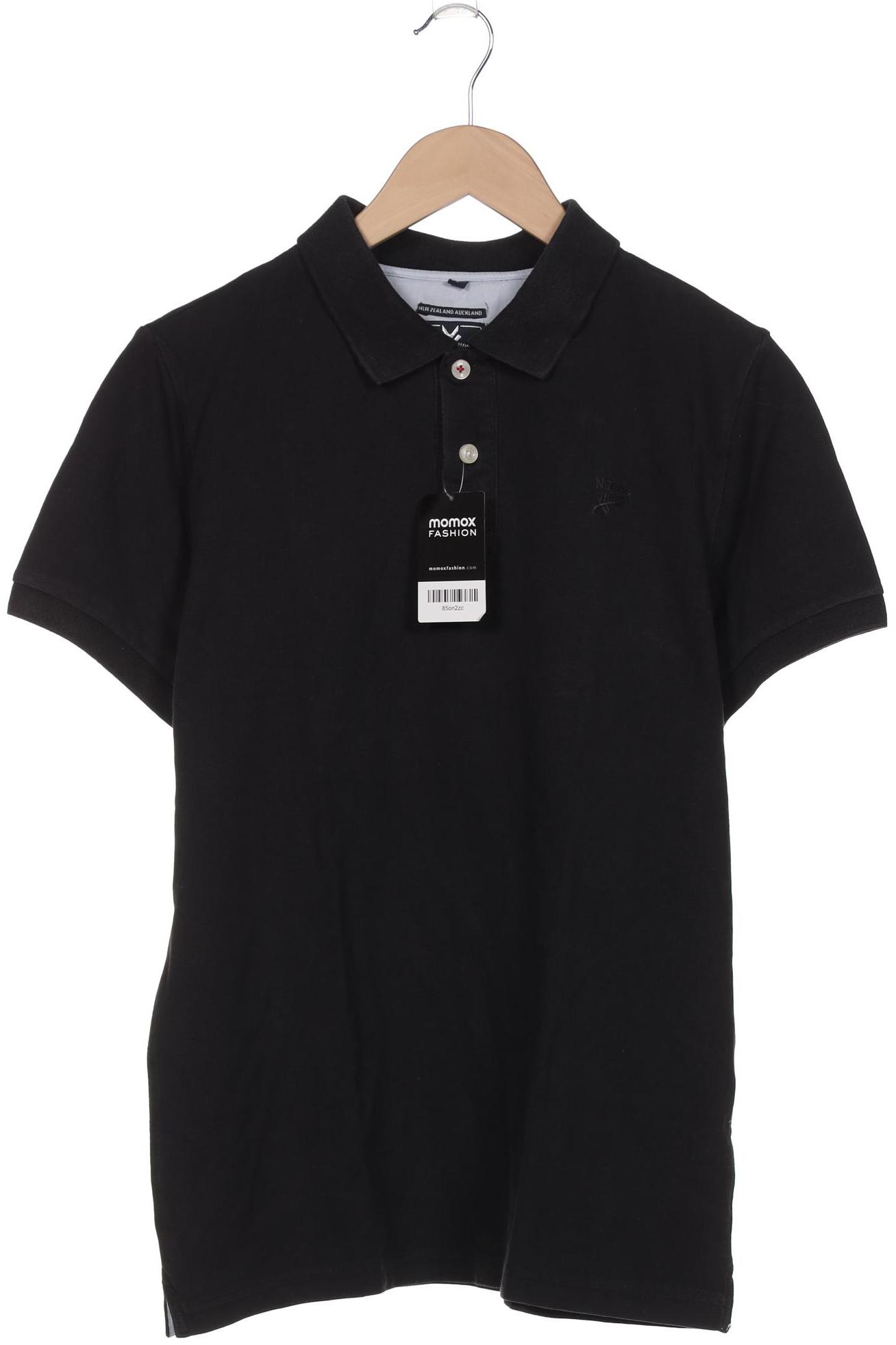 

NZA NEW Zealand Auckland Herren Poloshirt, schwarz, Gr. 48