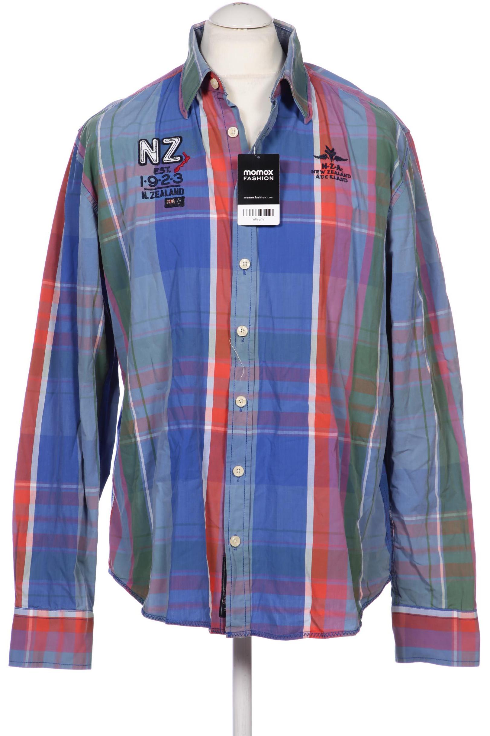 

NZA NEW Zealand Auckland Herren Hemd, mehrfarbig, Gr. 54