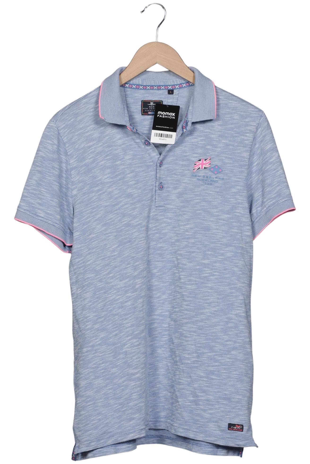 

NZA NEW Zealand Auckland Herren Poloshirt, hellblau, Gr. 52