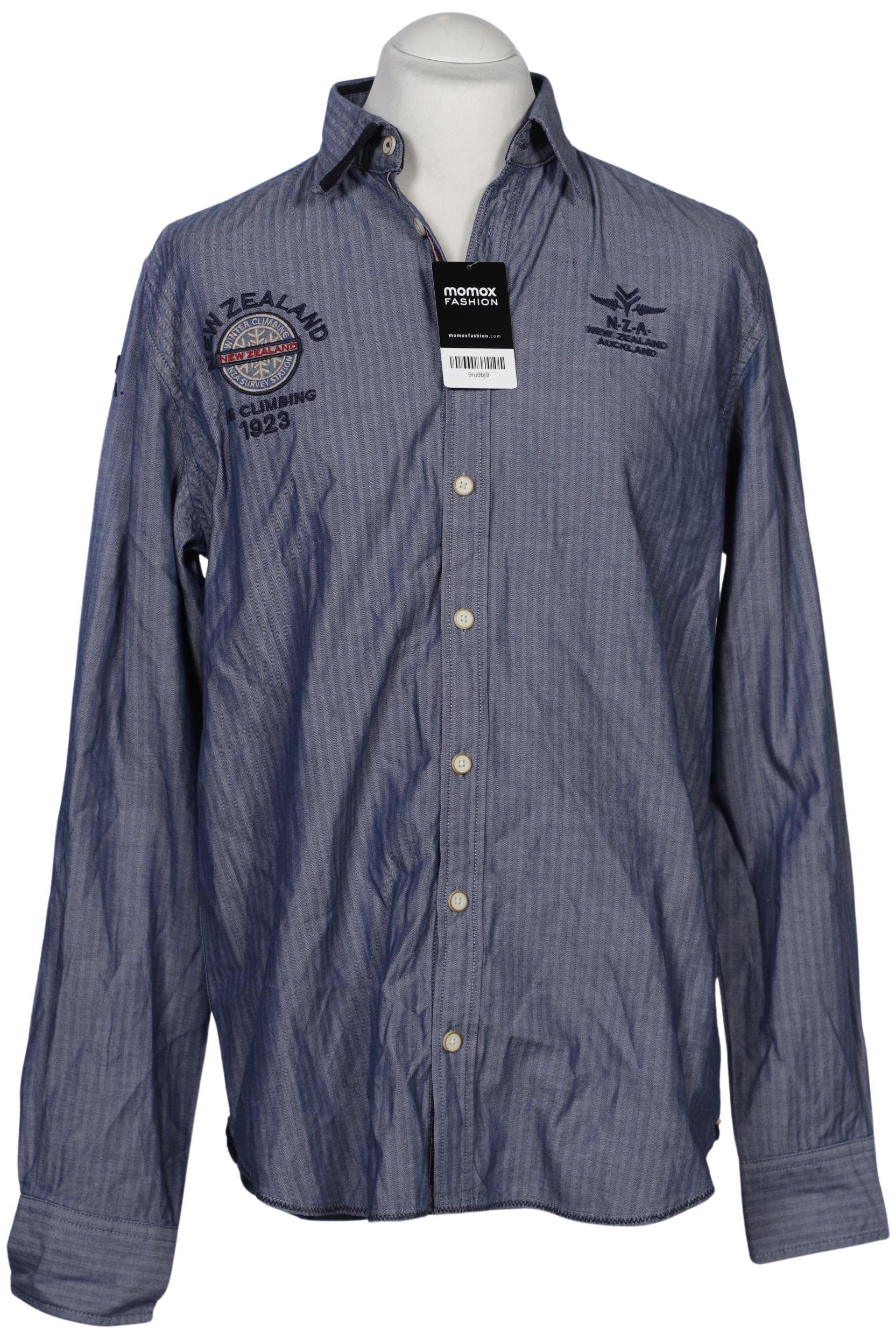 

NZA NEW Zealand Auckland Herren Hemd, blau, Gr. 52