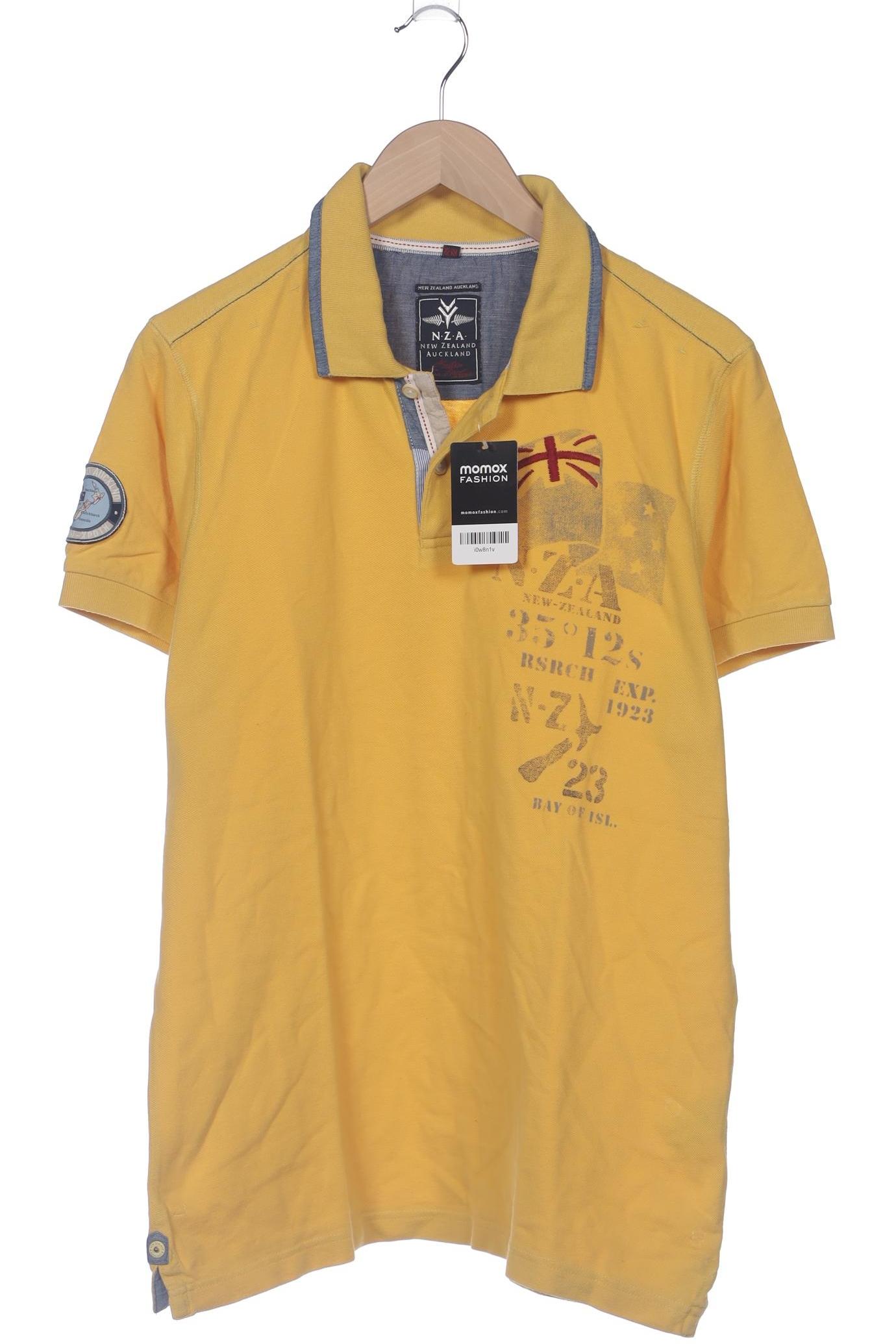 

NZA NEW Zealand Auckland Herren Poloshirt, gelb, Gr. 52