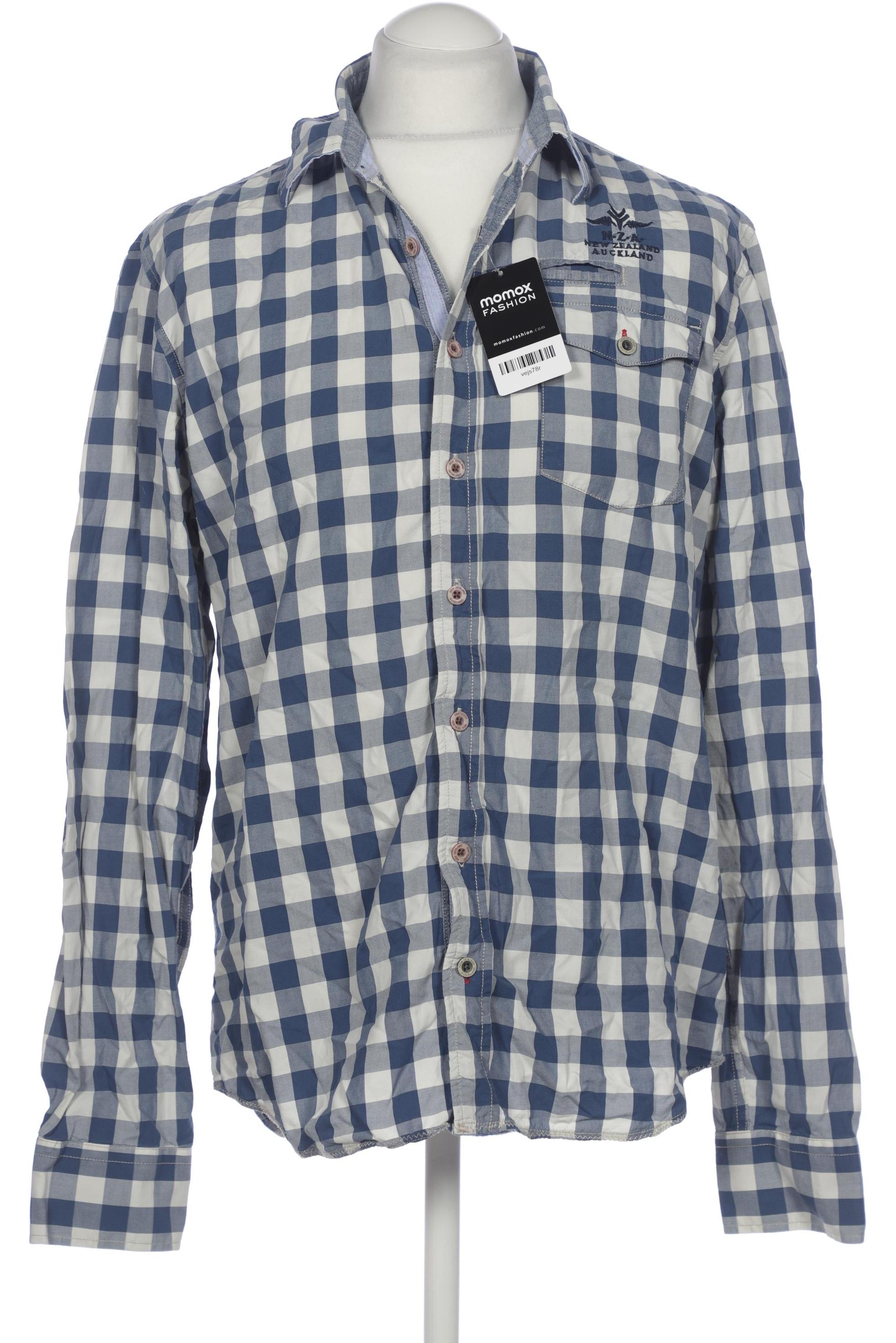 

NZA NEW Zealand Auckland Herren Hemd, blau, Gr. 52