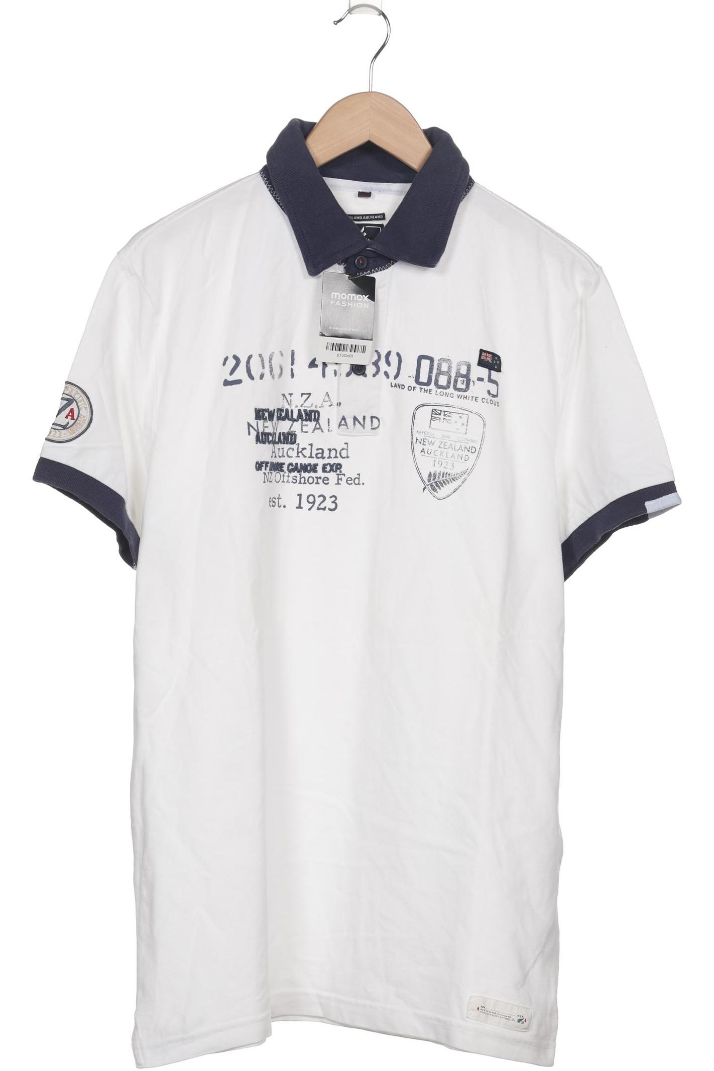 

NZA NEW Zealand Auckland Herren Poloshirt, weiß, Gr. 54