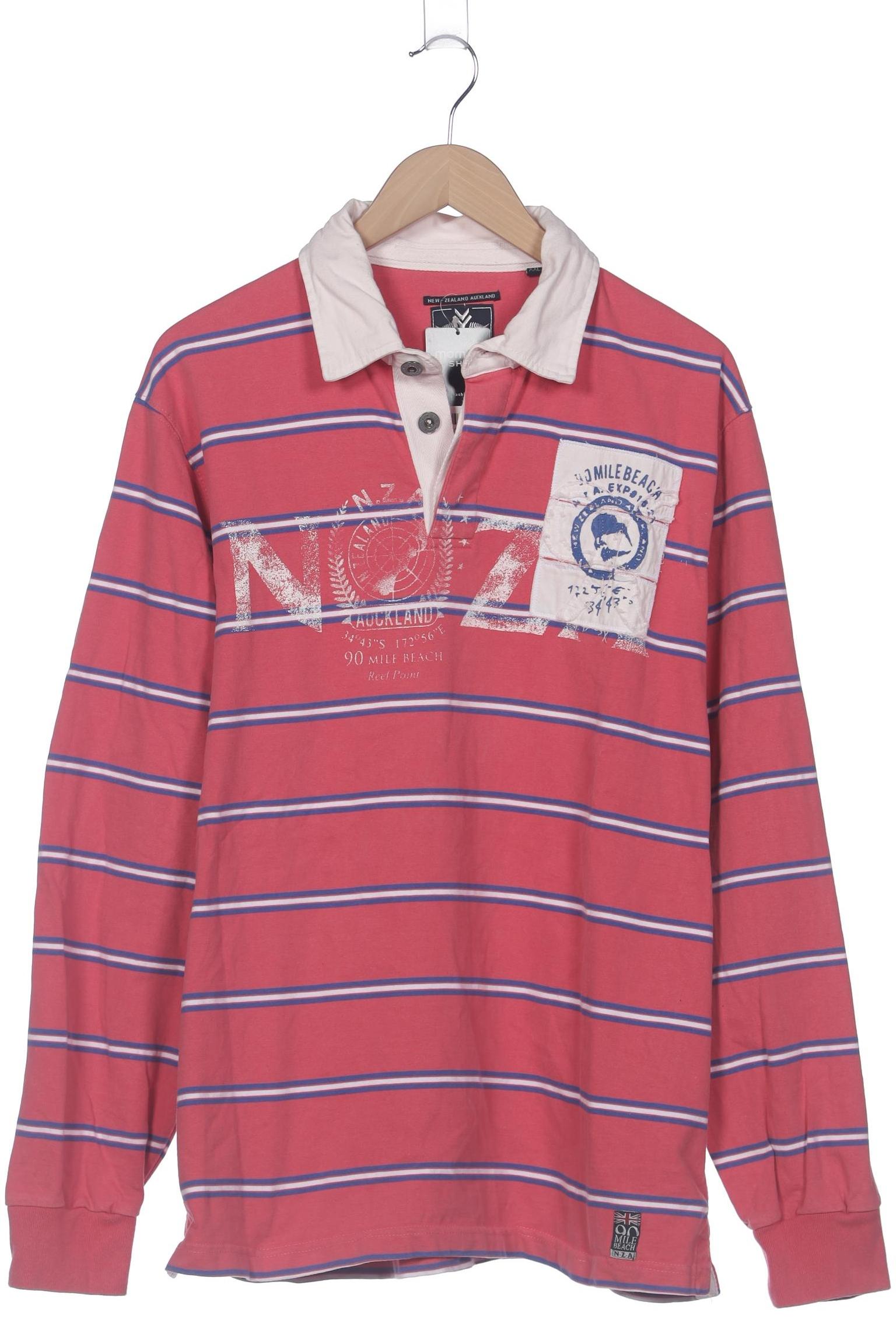 

NZA NEW Zealand Auckland Herren Langarmshirt, pink, Gr. 56