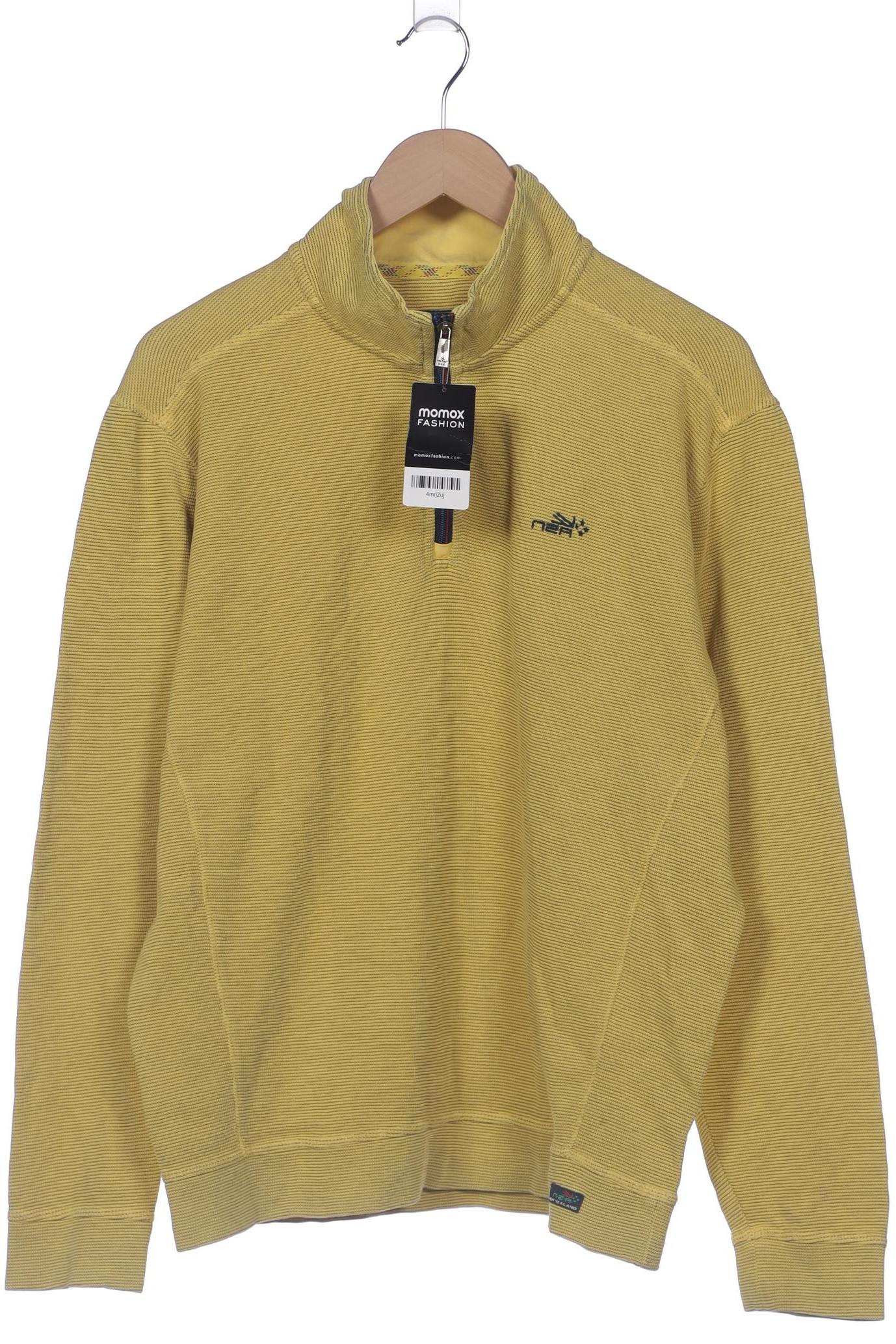 

NZA NEW Zealand Auckland Herren Sweatshirt, gelb, Gr. 54