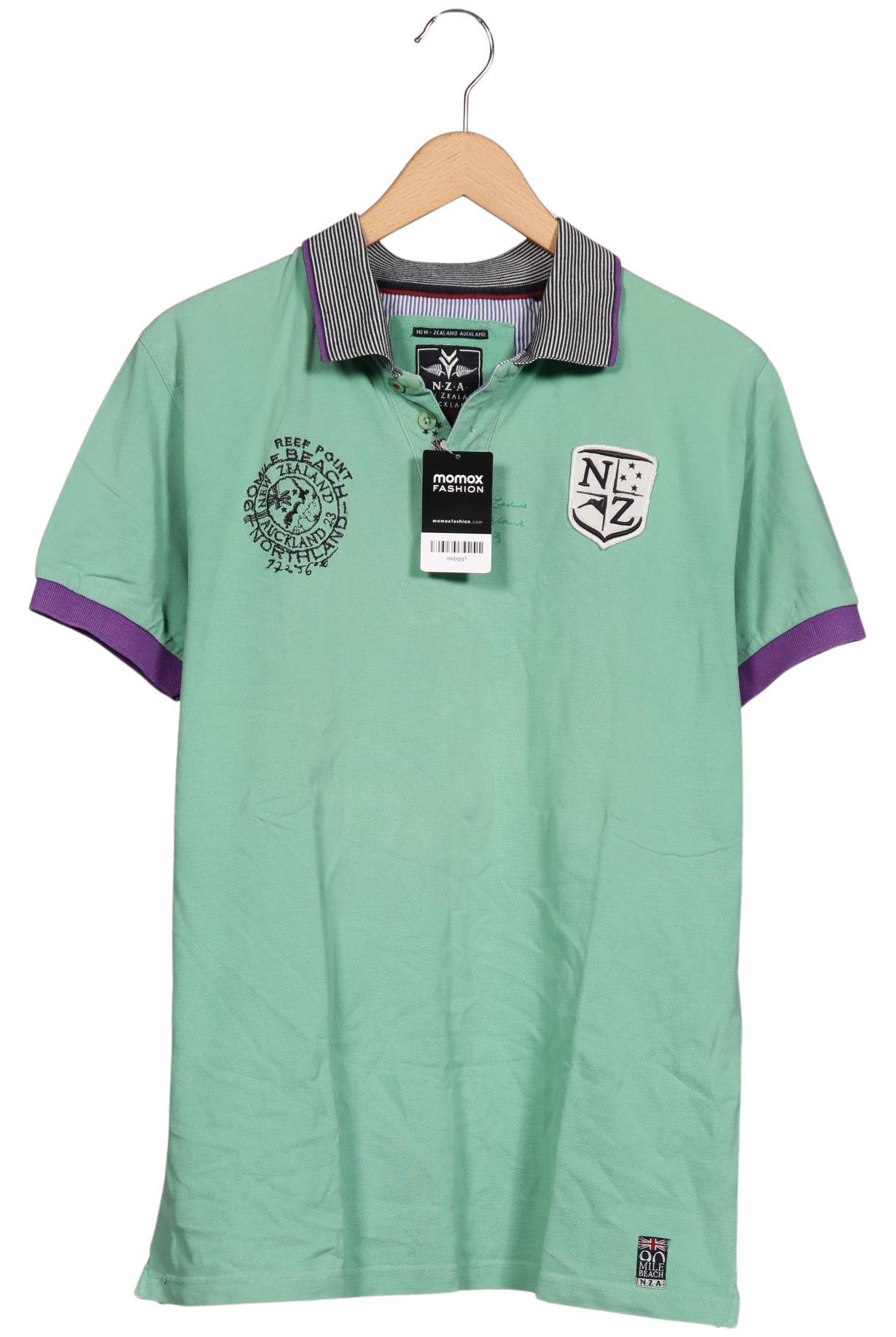 

NZA NEW Zealand Auckland Herren Poloshirt, hellgrün, Gr. 48