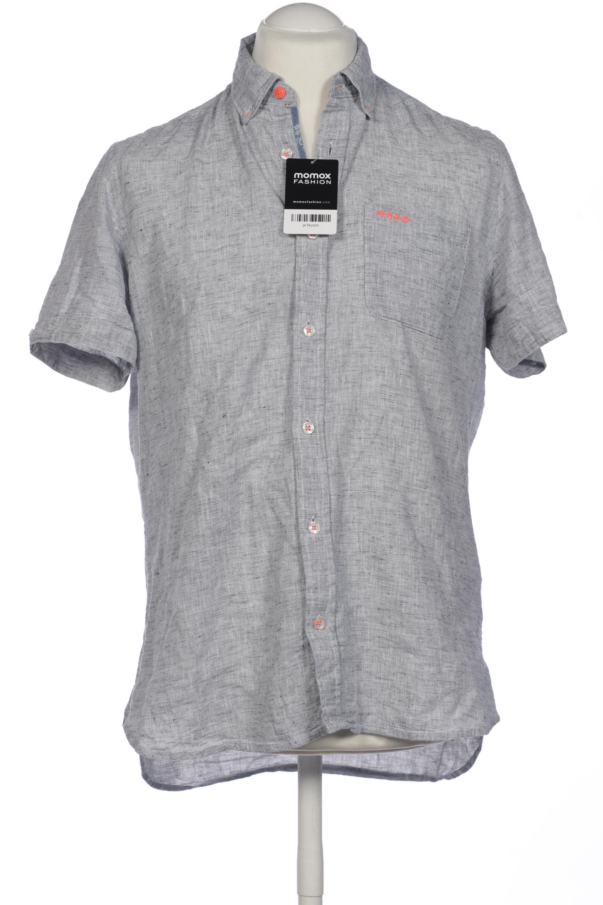 

NZA NEW Zealand Auckland Herren Hemd, grau, Gr. 48