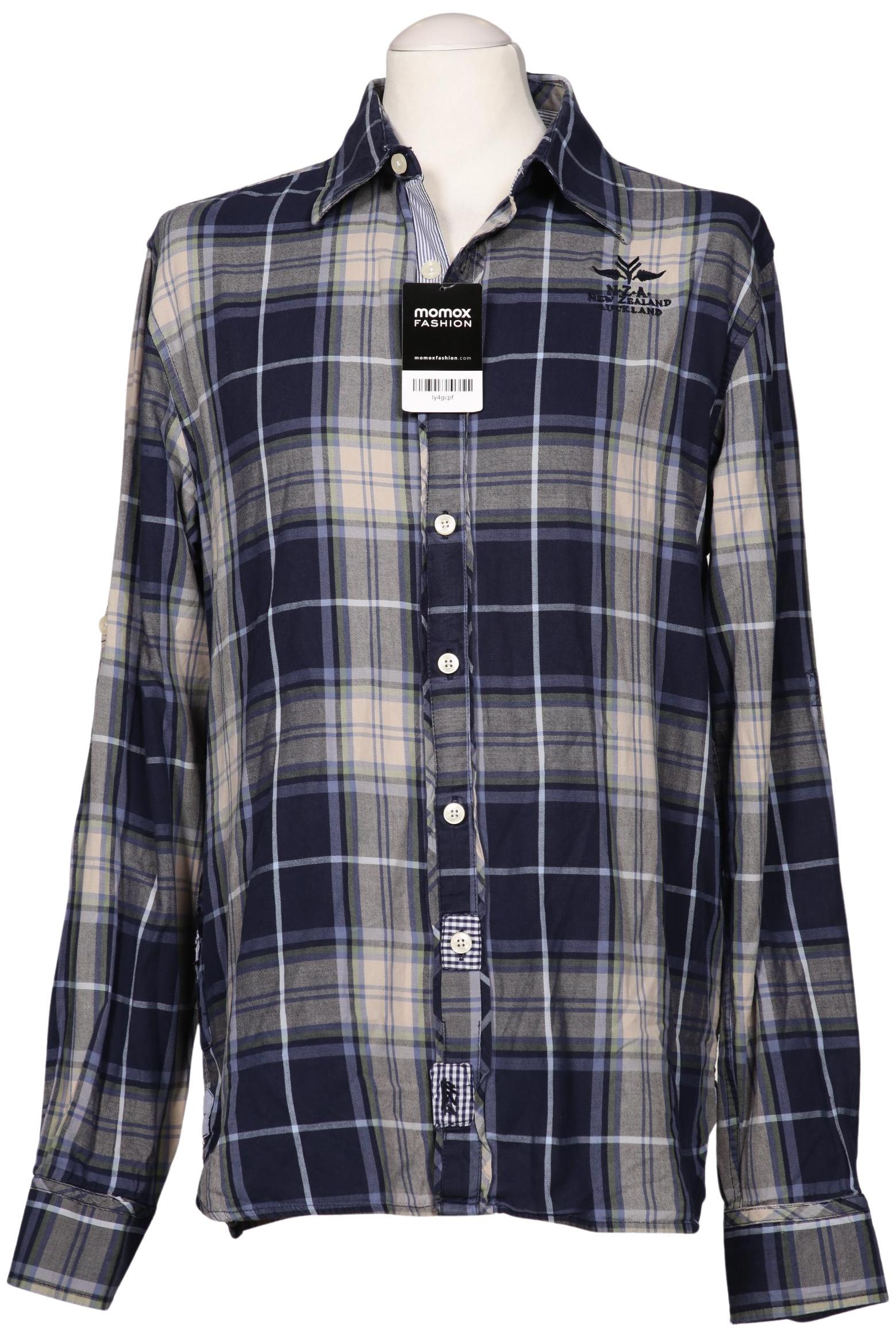

NZA NEW Zealand Auckland Herren Hemd, marineblau, Gr. 52