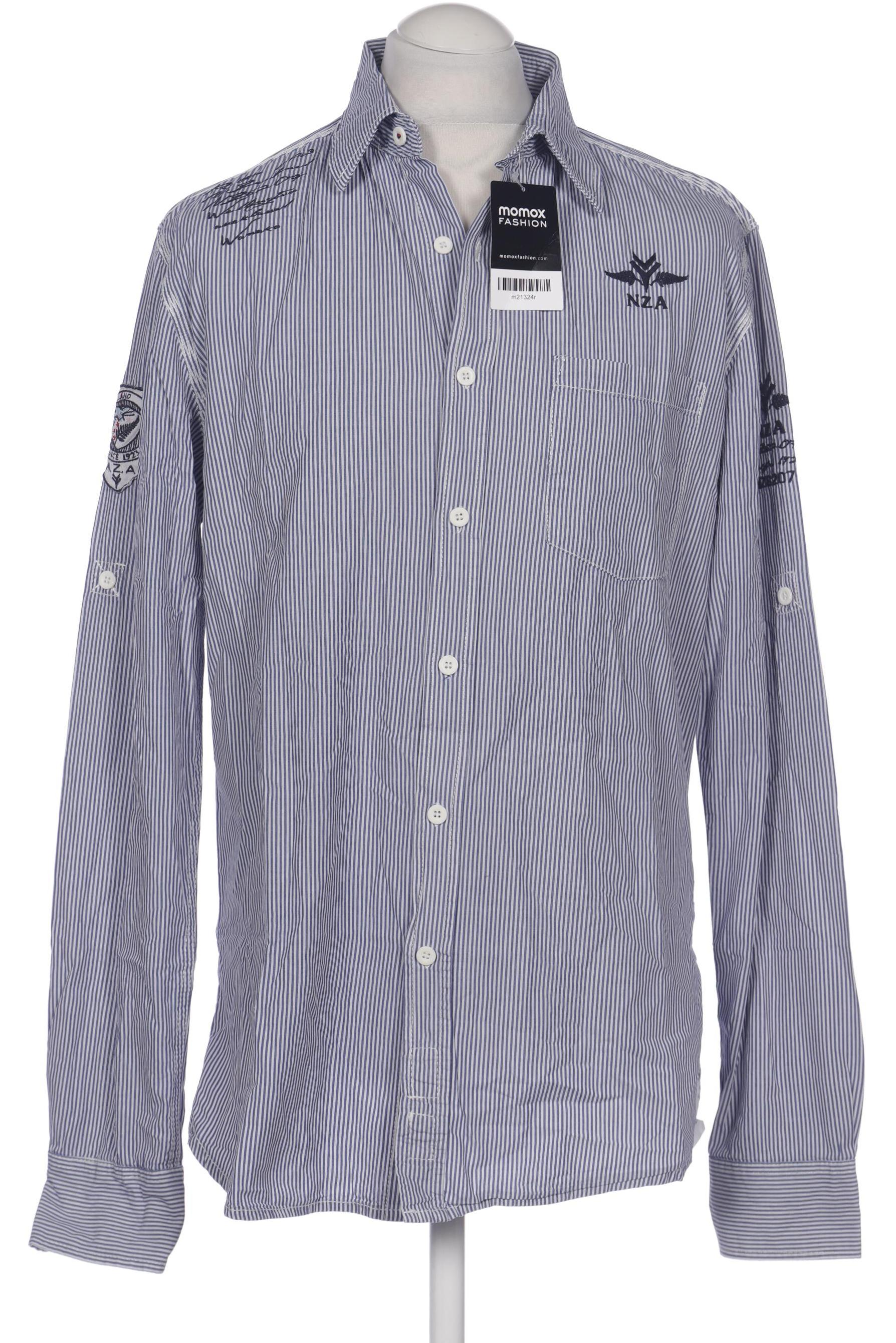

NZA NEW Zealand Auckland Herren Hemd, blau, Gr. 52
