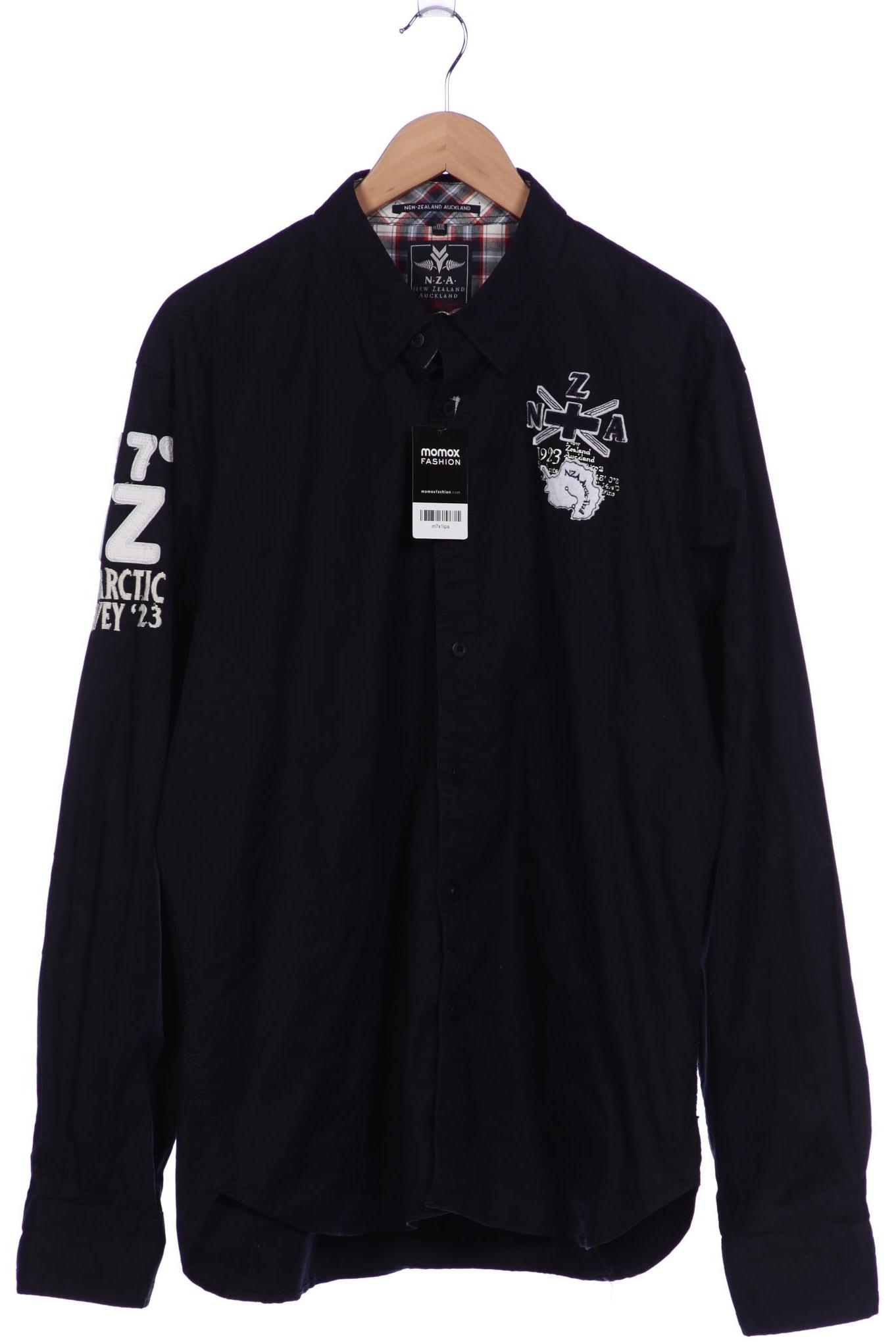

NZA NEW Zealand Auckland Herren Hemd, marineblau, Gr. 58
