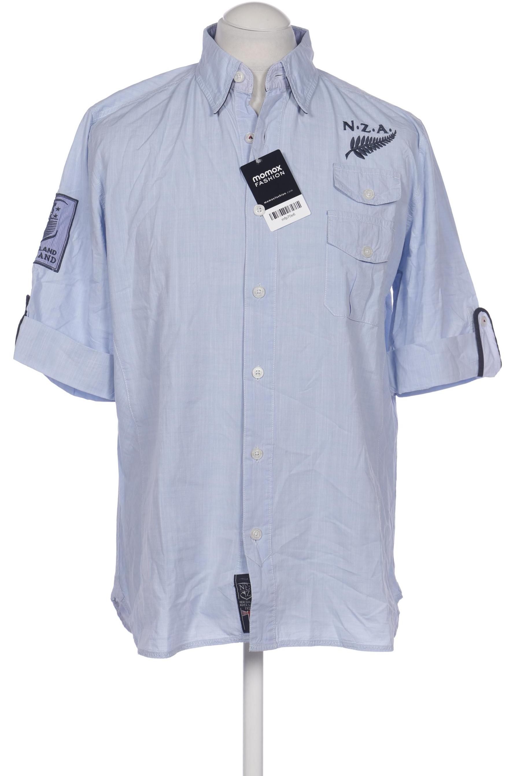 

NZA NEW Zealand Auckland Herren Hemd, blau, Gr. 52