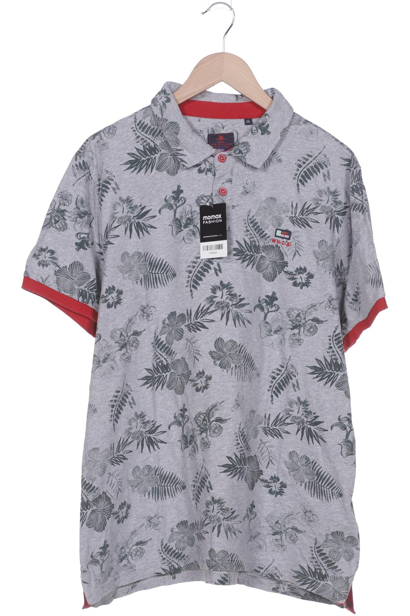 

NZA NEW Zealand Auckland Herren Poloshirt, grau, Gr. 56