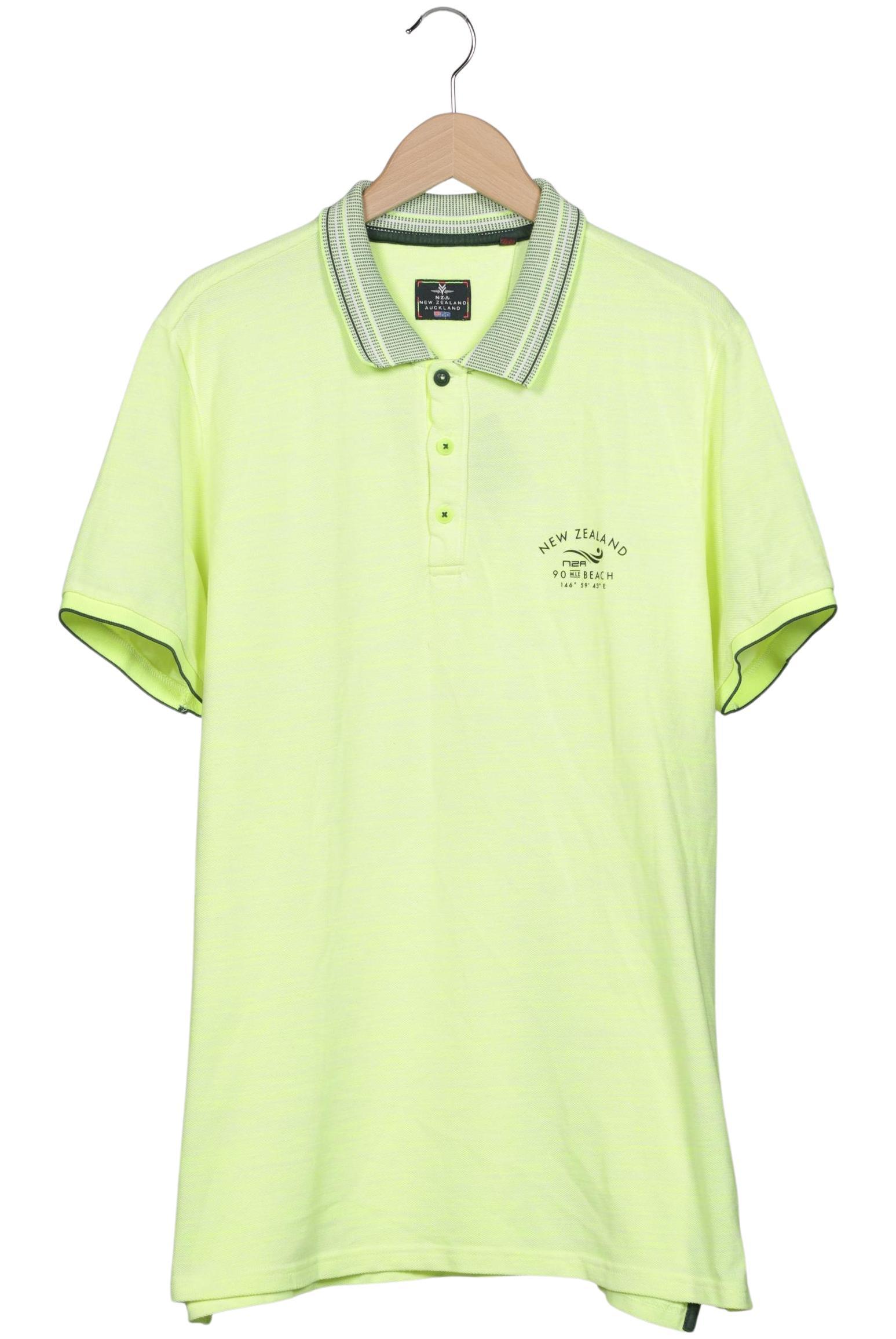 

NZA NEW Zealand Auckland Herren Poloshirt, neon, Gr. 56