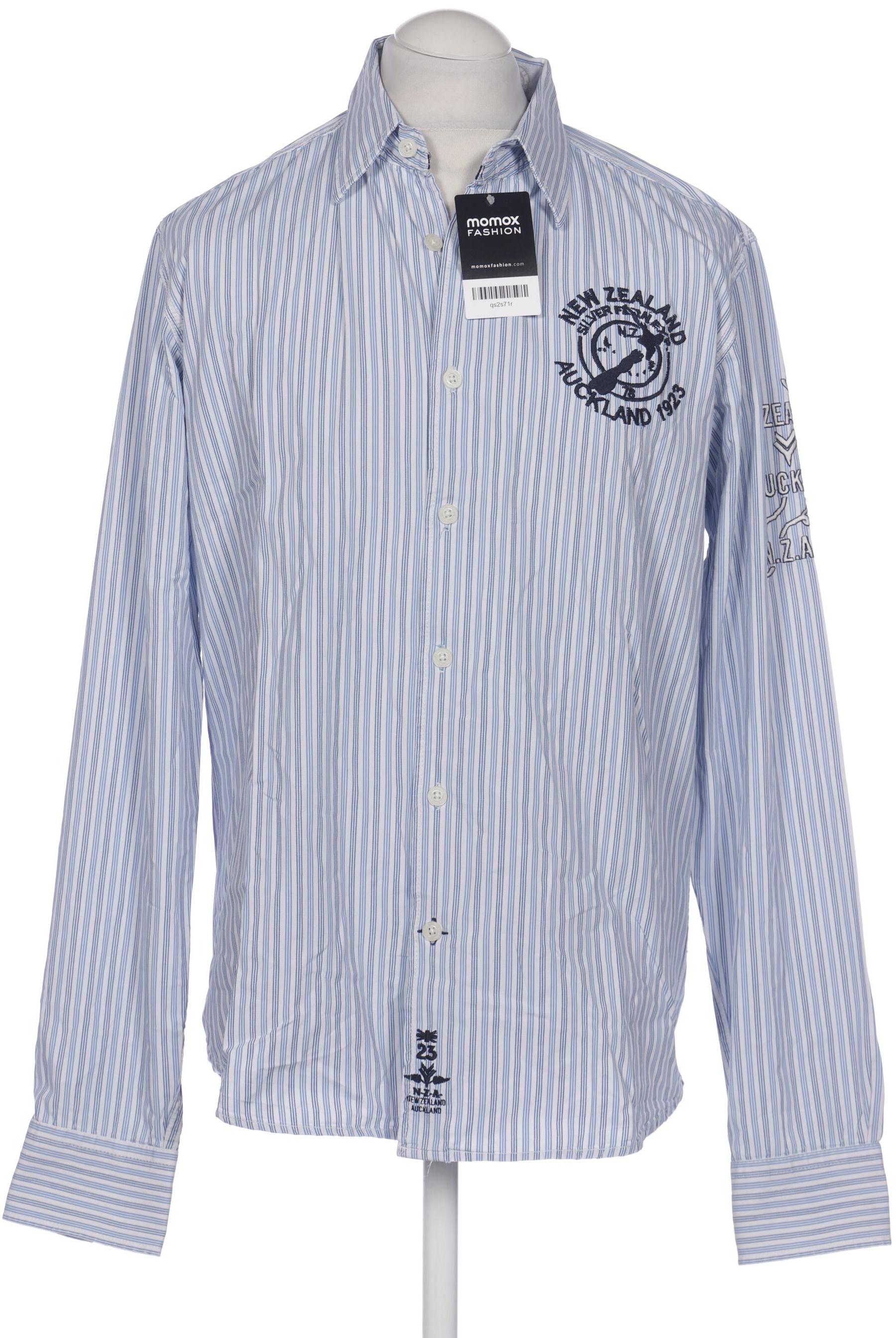 

NZA NEW Zealand Auckland Herren Hemd, blau, Gr. 52