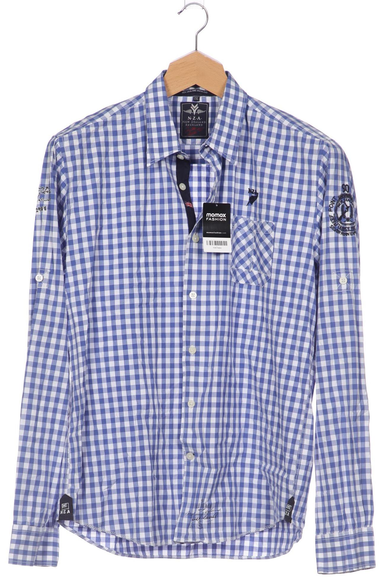 

NZA NEW Zealand Auckland Herren Hemd, blau, Gr. 56