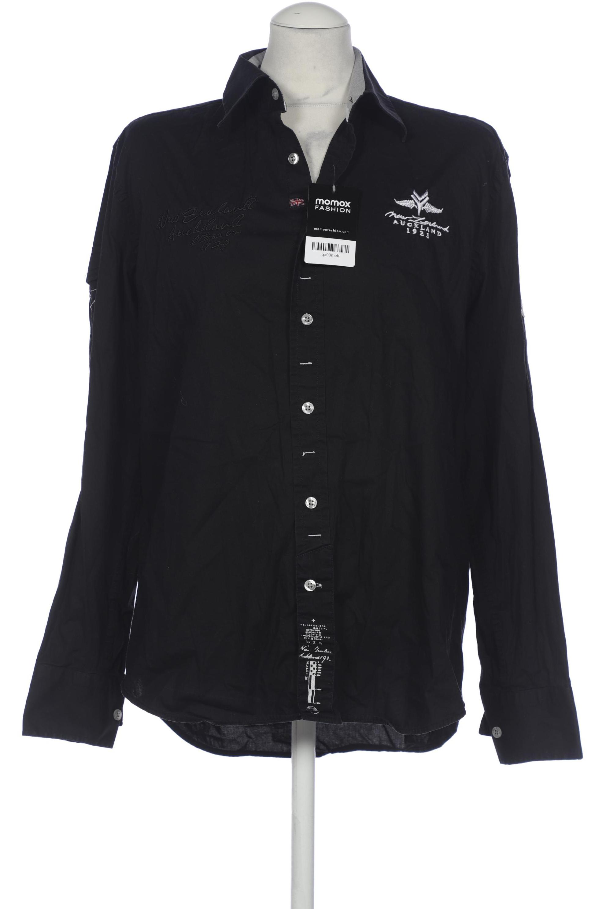 

NZA NEW Zealand Auckland Herren Hemd, schwarz, Gr. 52