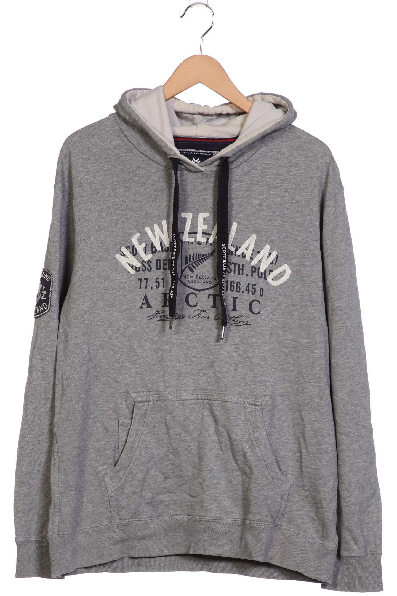 

NZA NEW Zealand Auckland Herren Kapuzenpullover, grau, Gr. 54