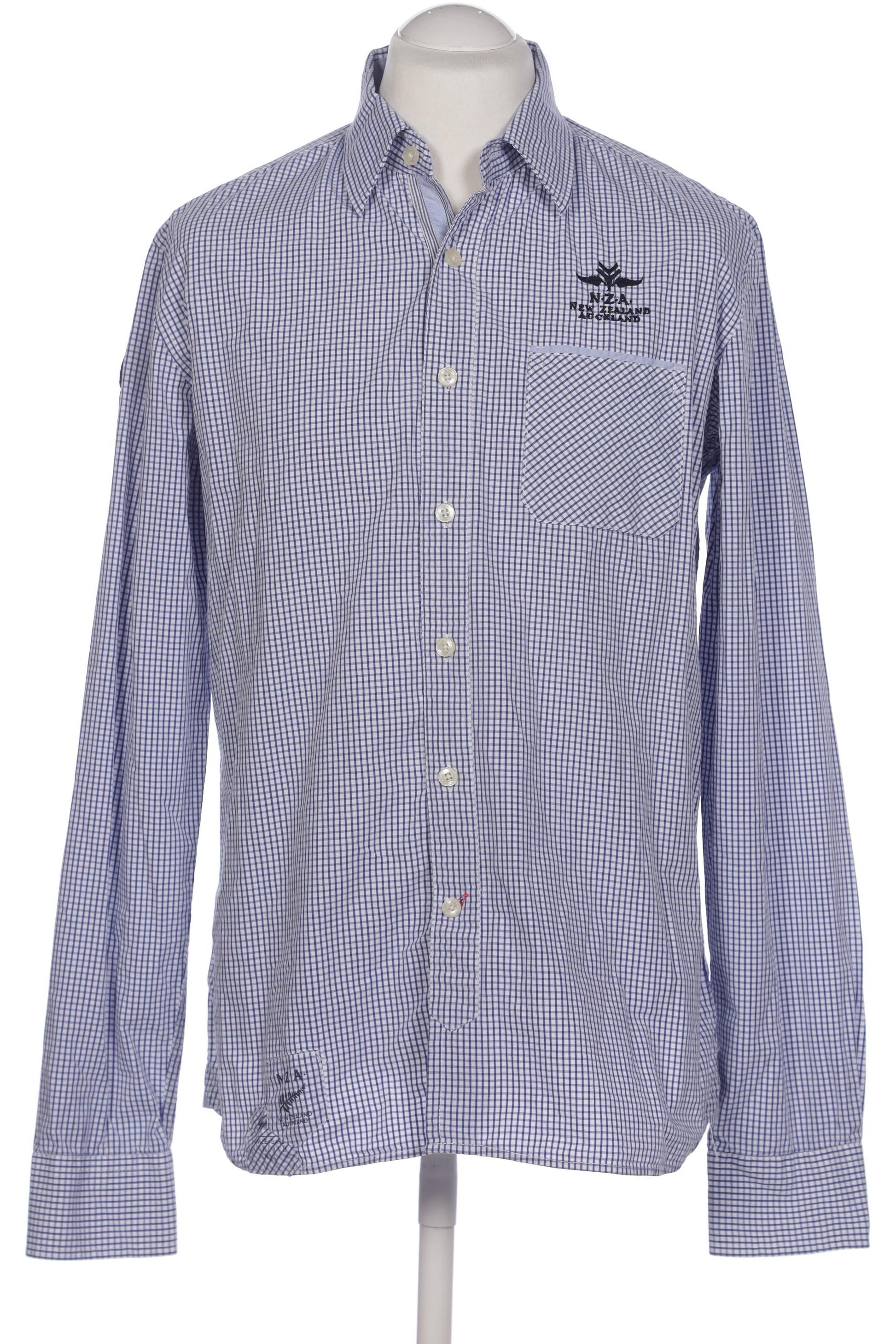 

NZA NEW Zealand Auckland Herren Hemd, blau, Gr. 52