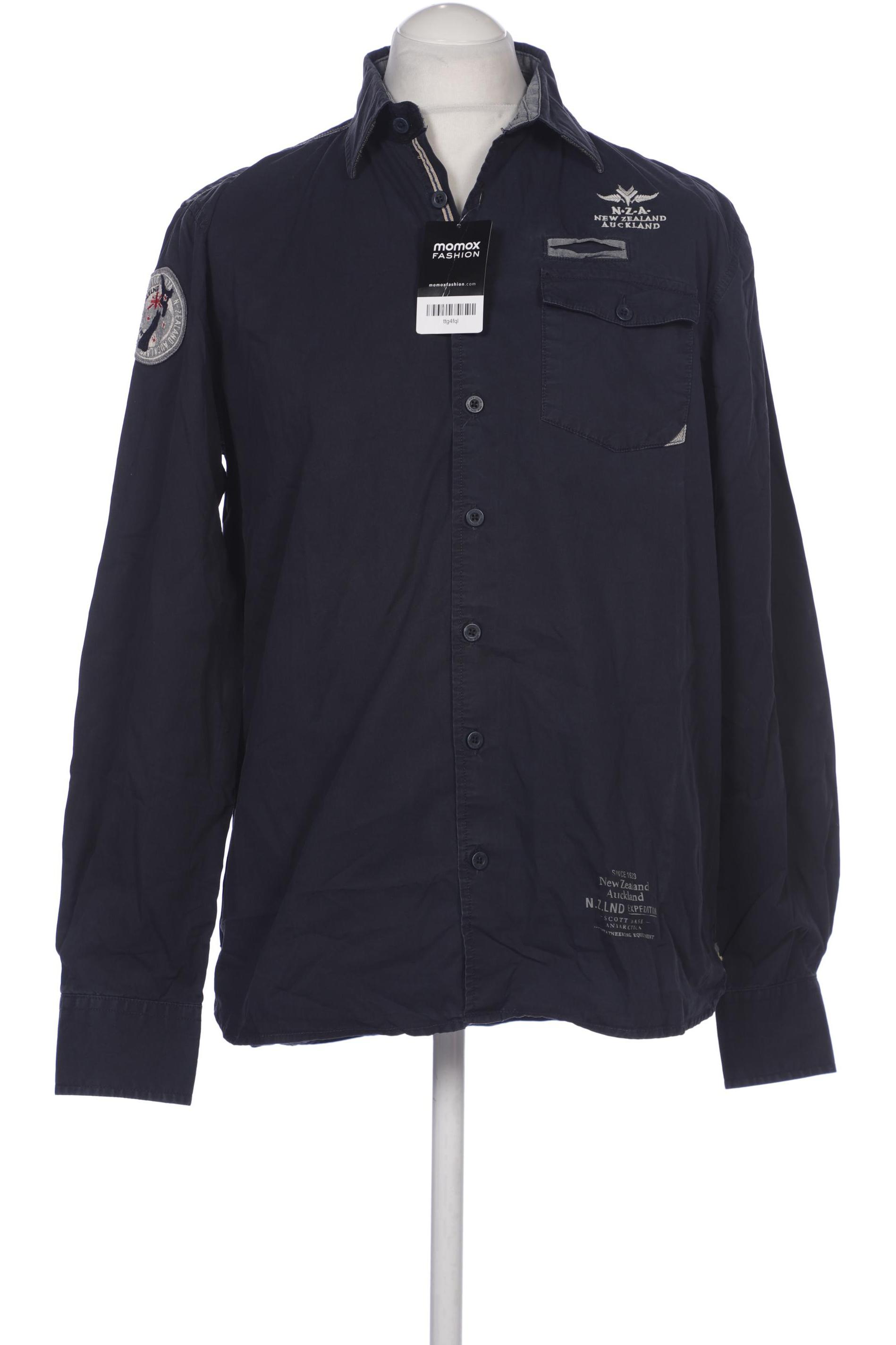 

NZA NEW Zealand Auckland Herren Hemd, marineblau, Gr. 52