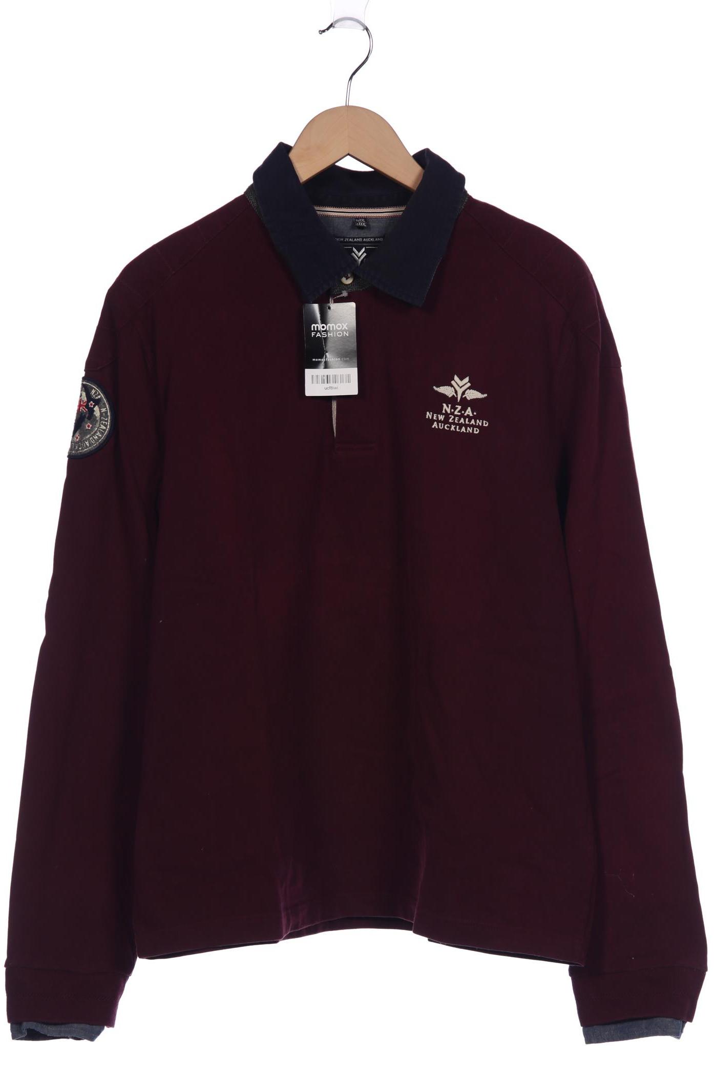

NZA NEW ZEALAND AUCKLAND Herren Poloshirt, bordeaux