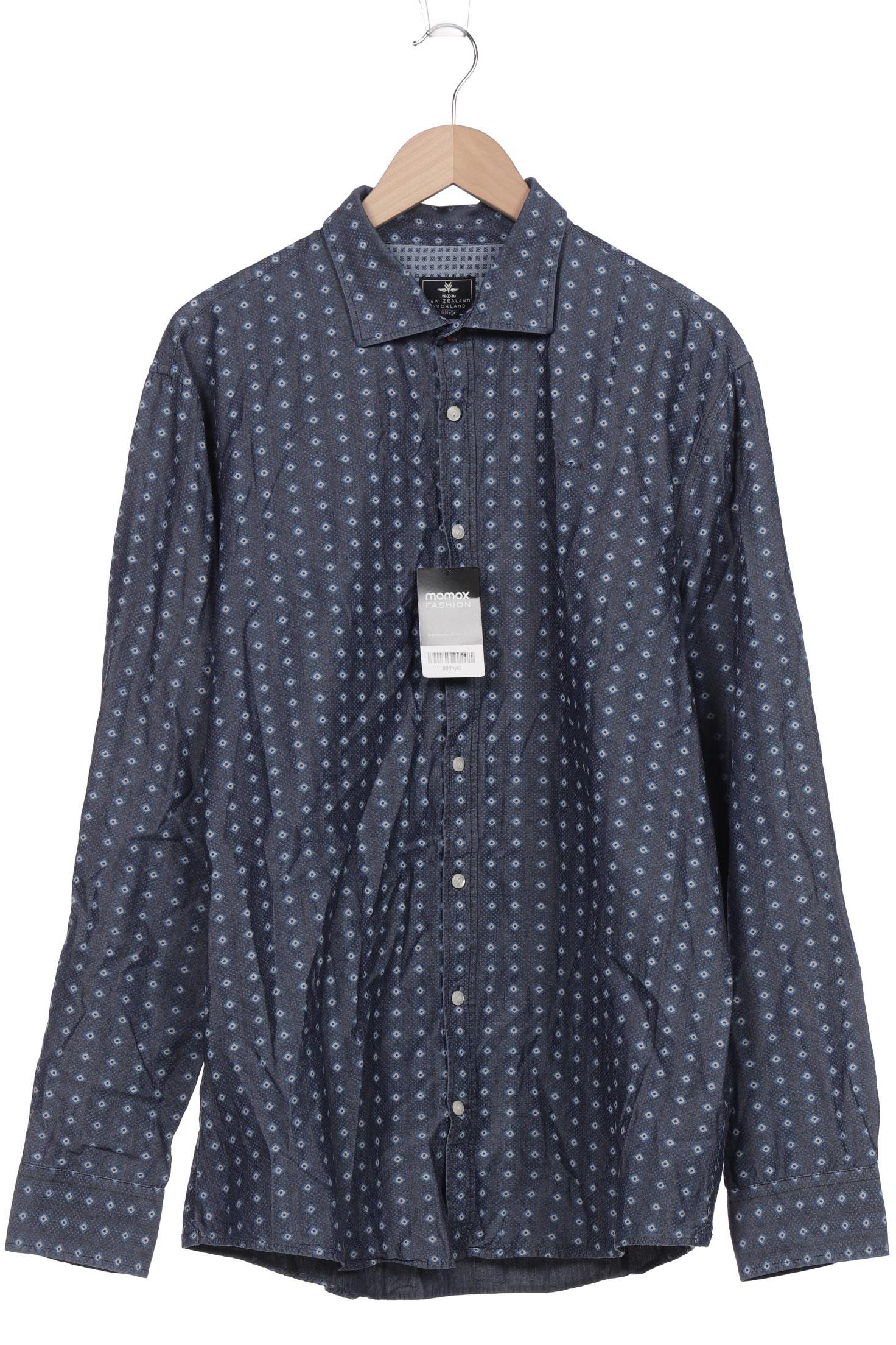 

NZA NEW Zealand Auckland Herren Hemd, marineblau, Gr. 58