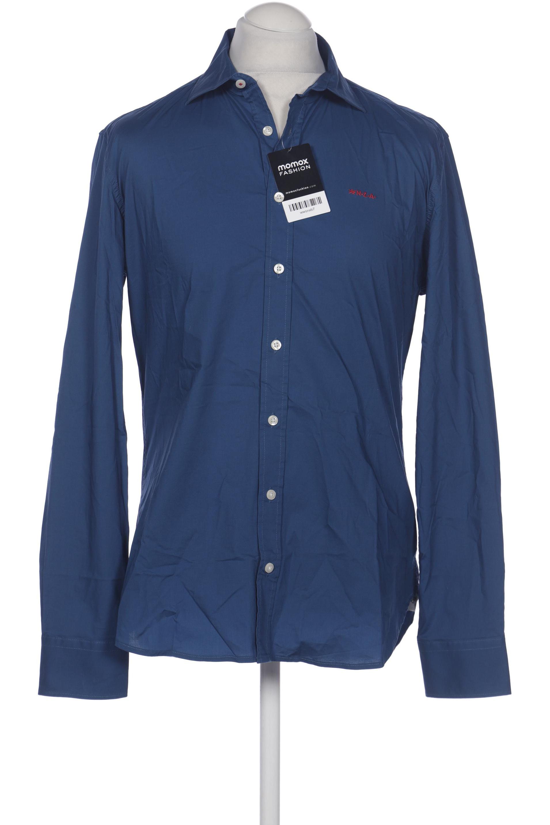 

NZA NEW Zealand Auckland Herren Hemd, blau, Gr. 52