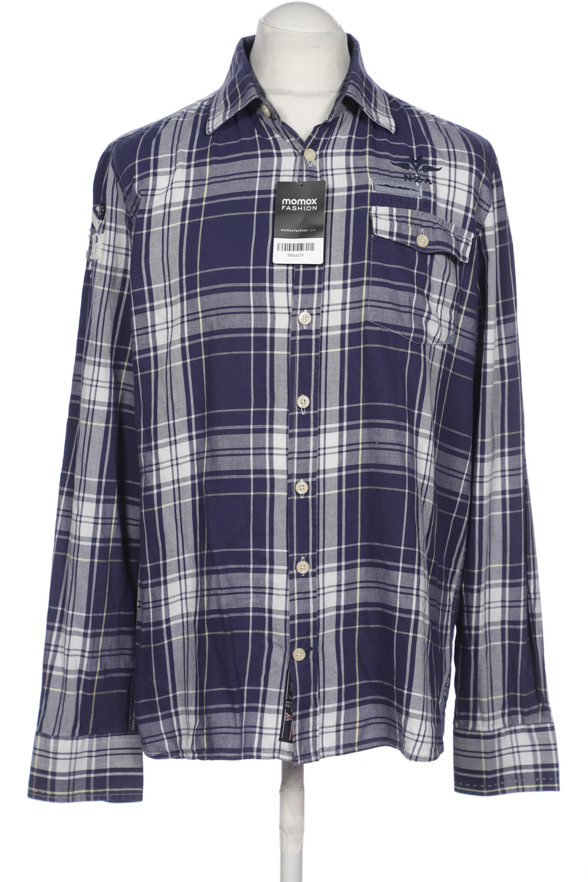 

NZA NEW Zealand Auckland Herren Hemd, marineblau, Gr. 52