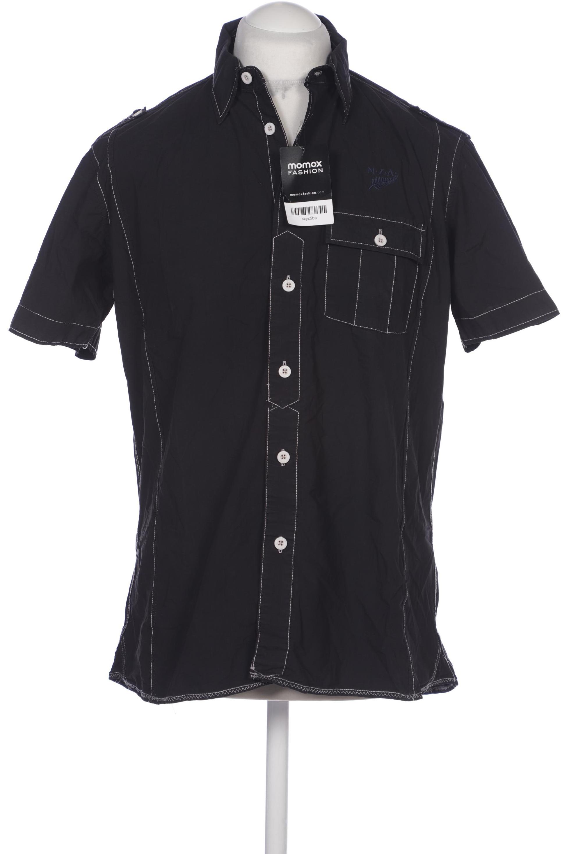 

NZA NEW Zealand Auckland Herren Hemd, schwarz, Gr. 48