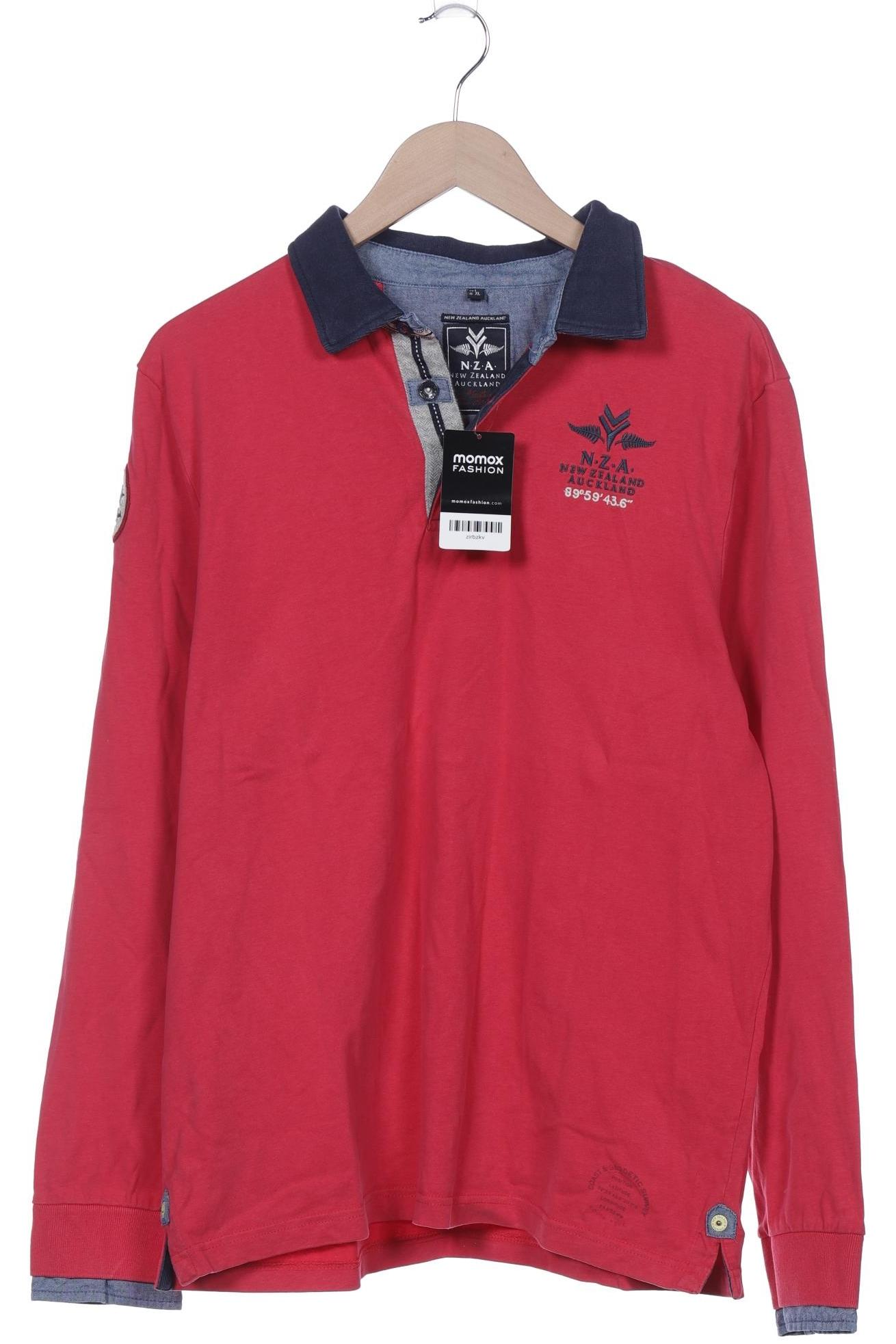

NZA NEW Zealand Auckland Herren Poloshirt, rot, Gr. 52