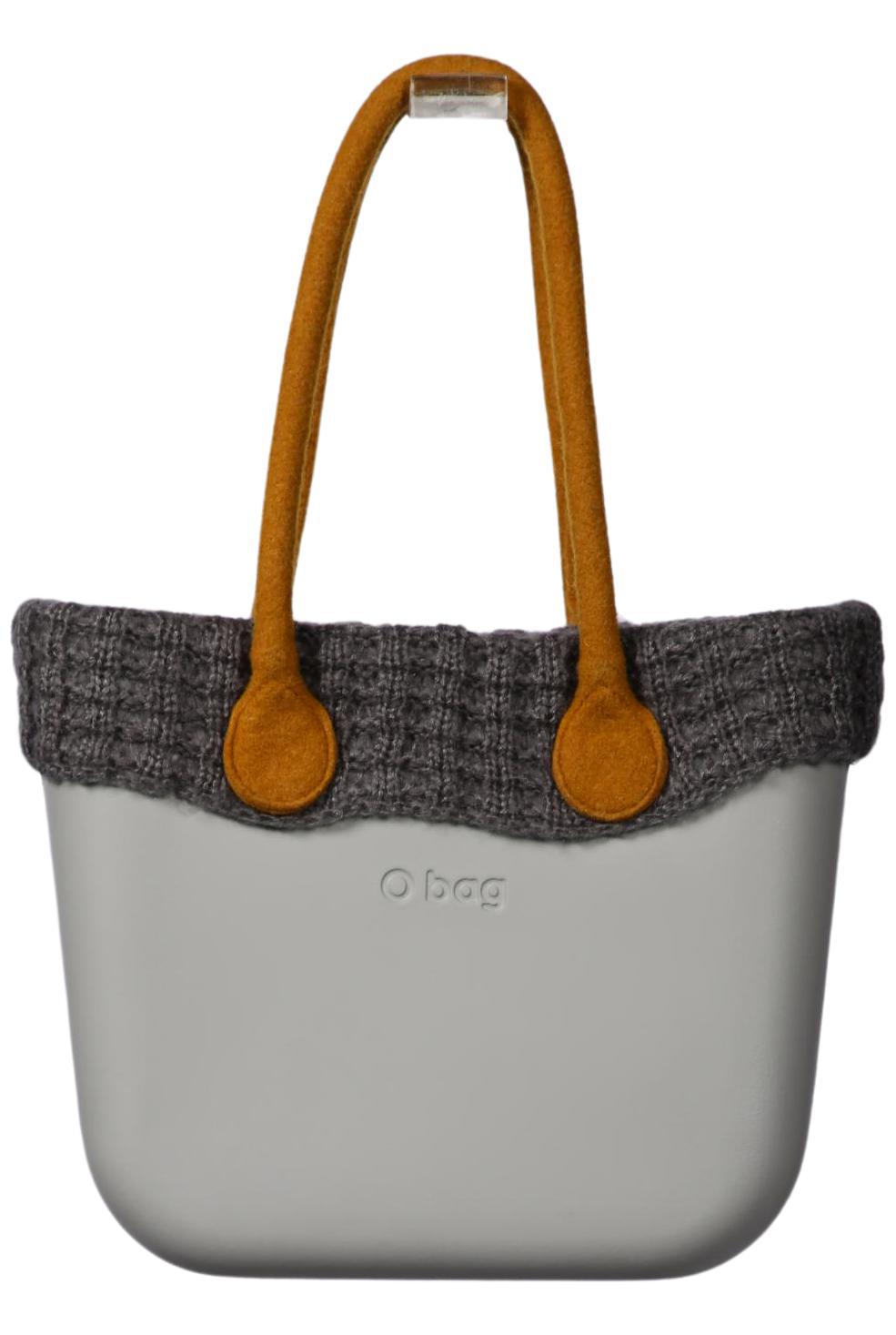 

o bag Damen Handtasche, grau, Gr.