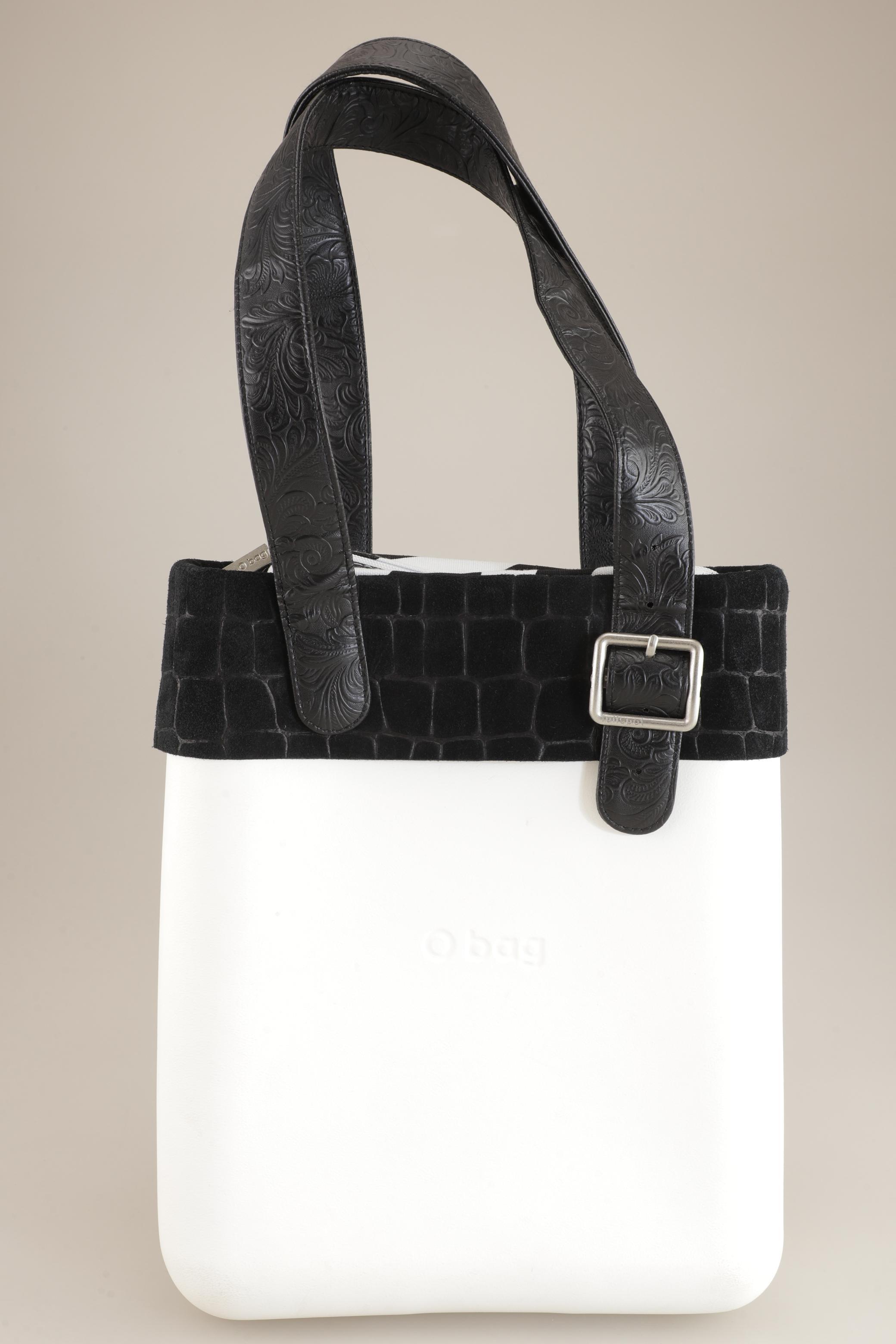 

o bag Damen Handtasche, weiß