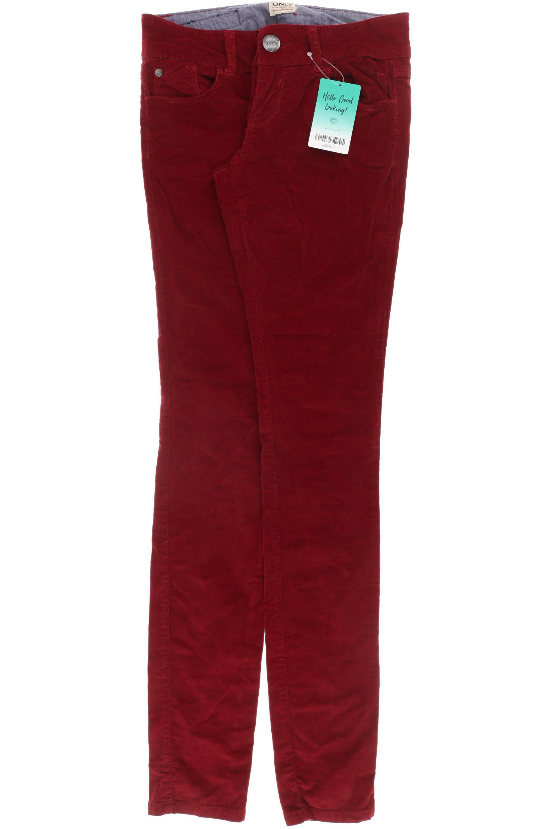 

Only Damen Stoffhose, rot, Gr. 34