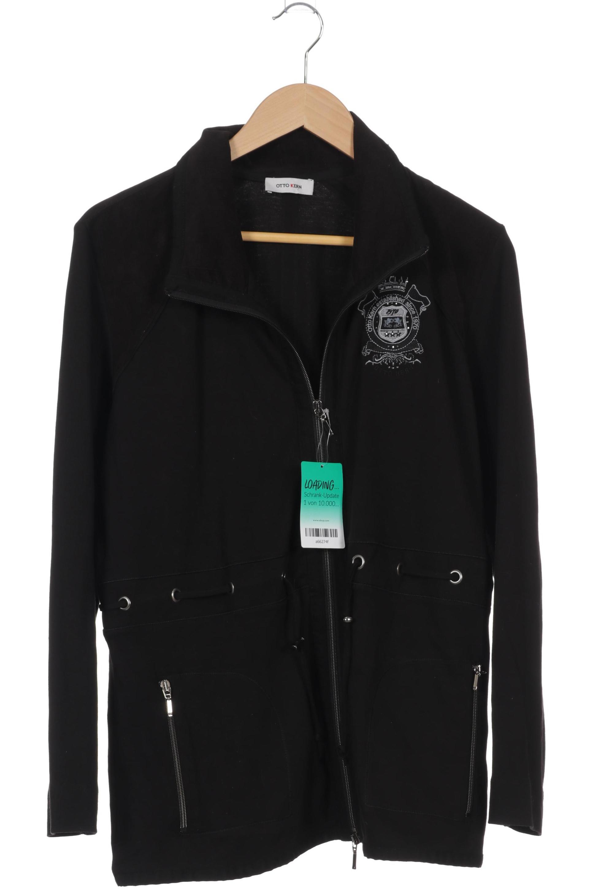 

Otto Kern Damen Strickjacke, schwarz, Gr. 46