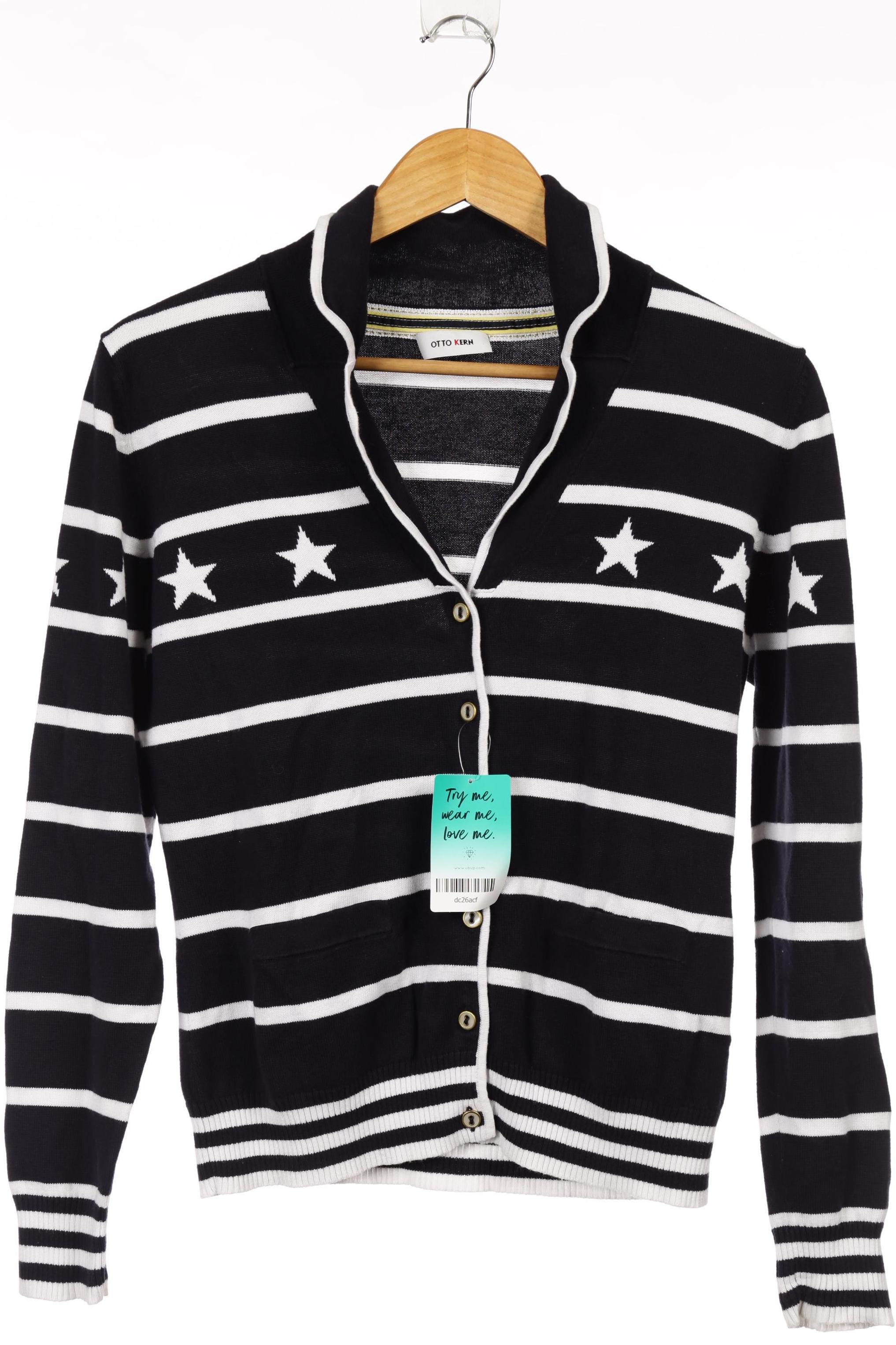 

Otto Kern Damen Strickjacke, blau, Gr. 38