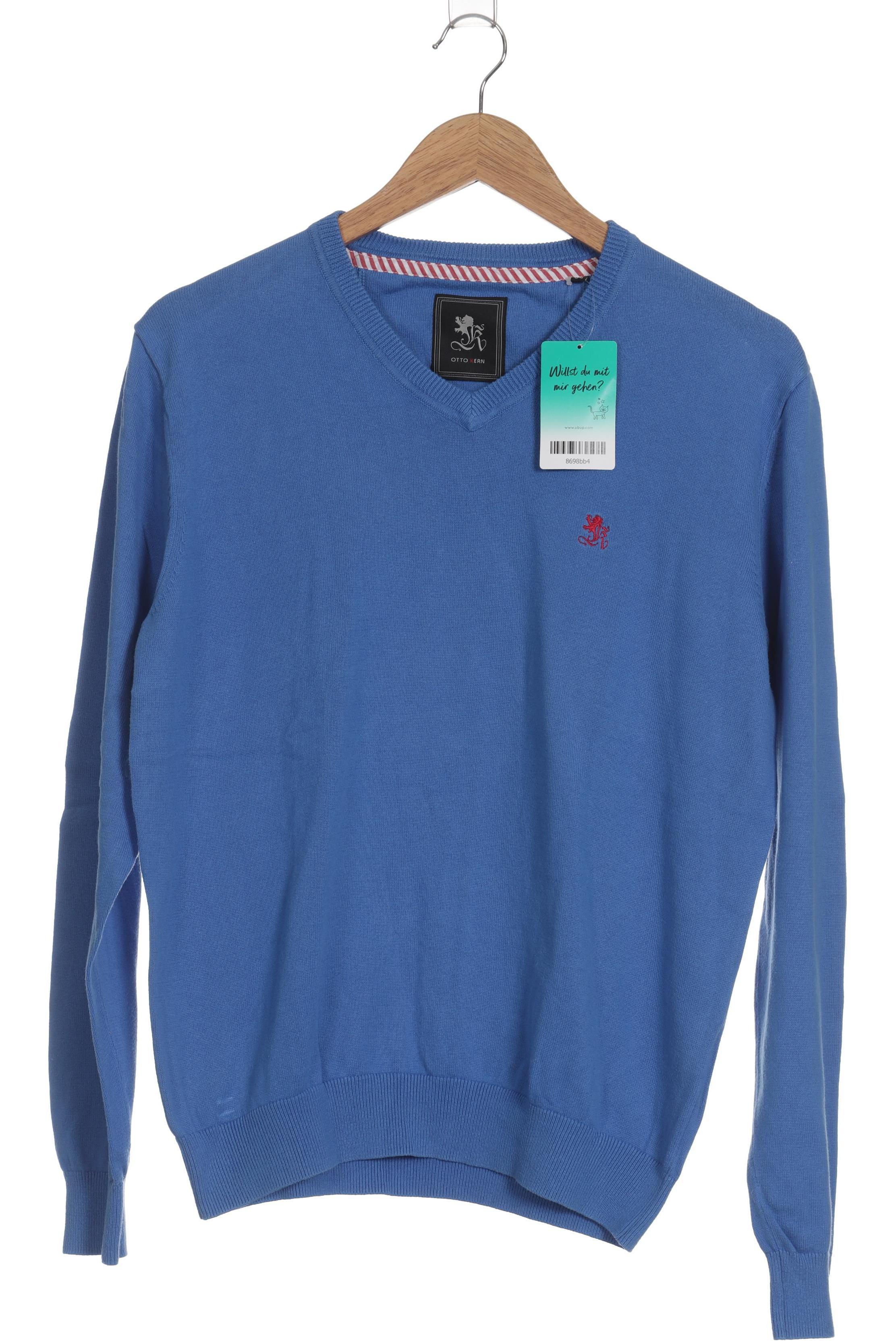 Thumbnail - Otto Kern Herren Pullover, blau, Gr. 50