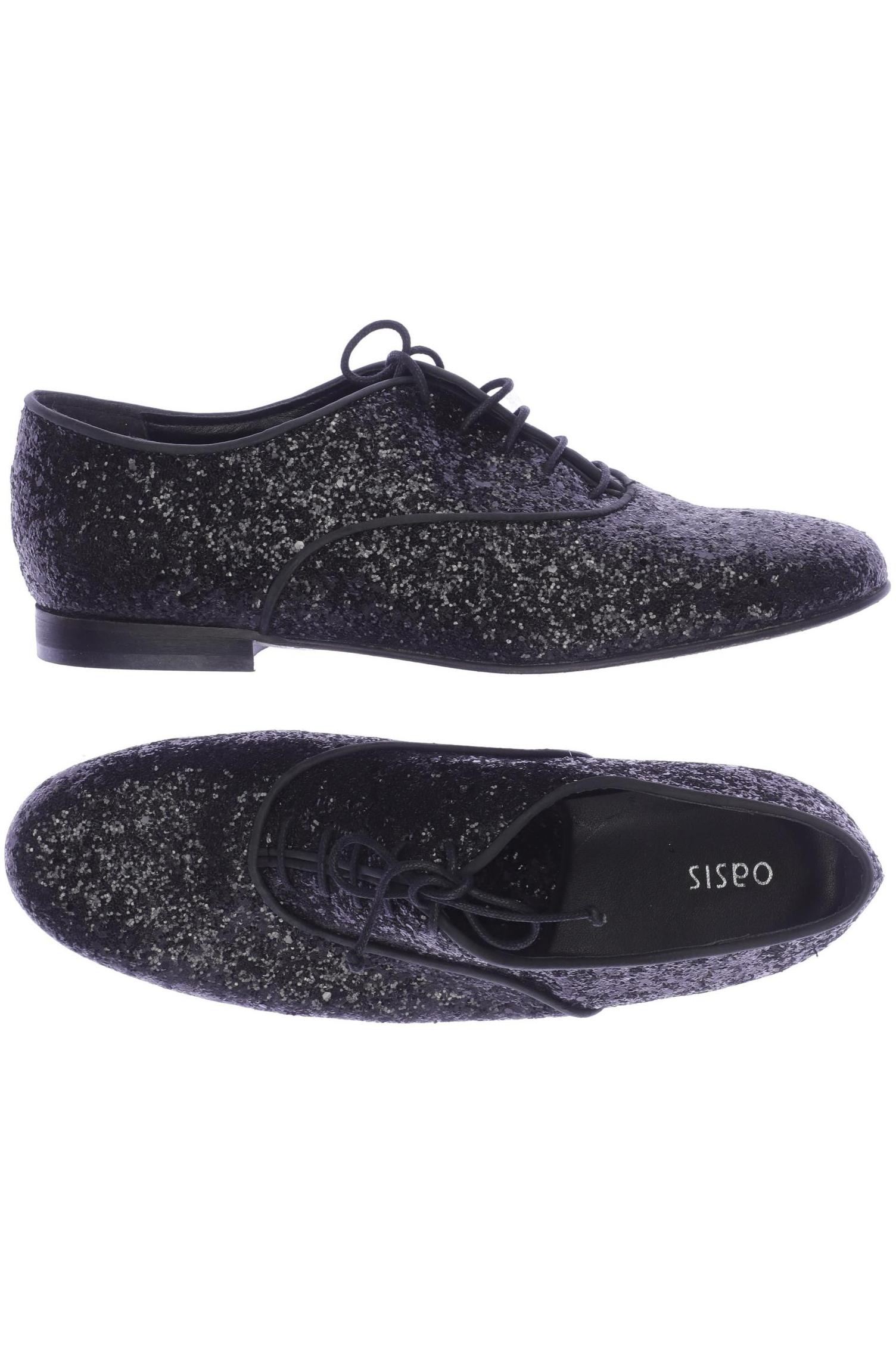 

oasis Damen Halbschuh, schwarz, Gr. 39