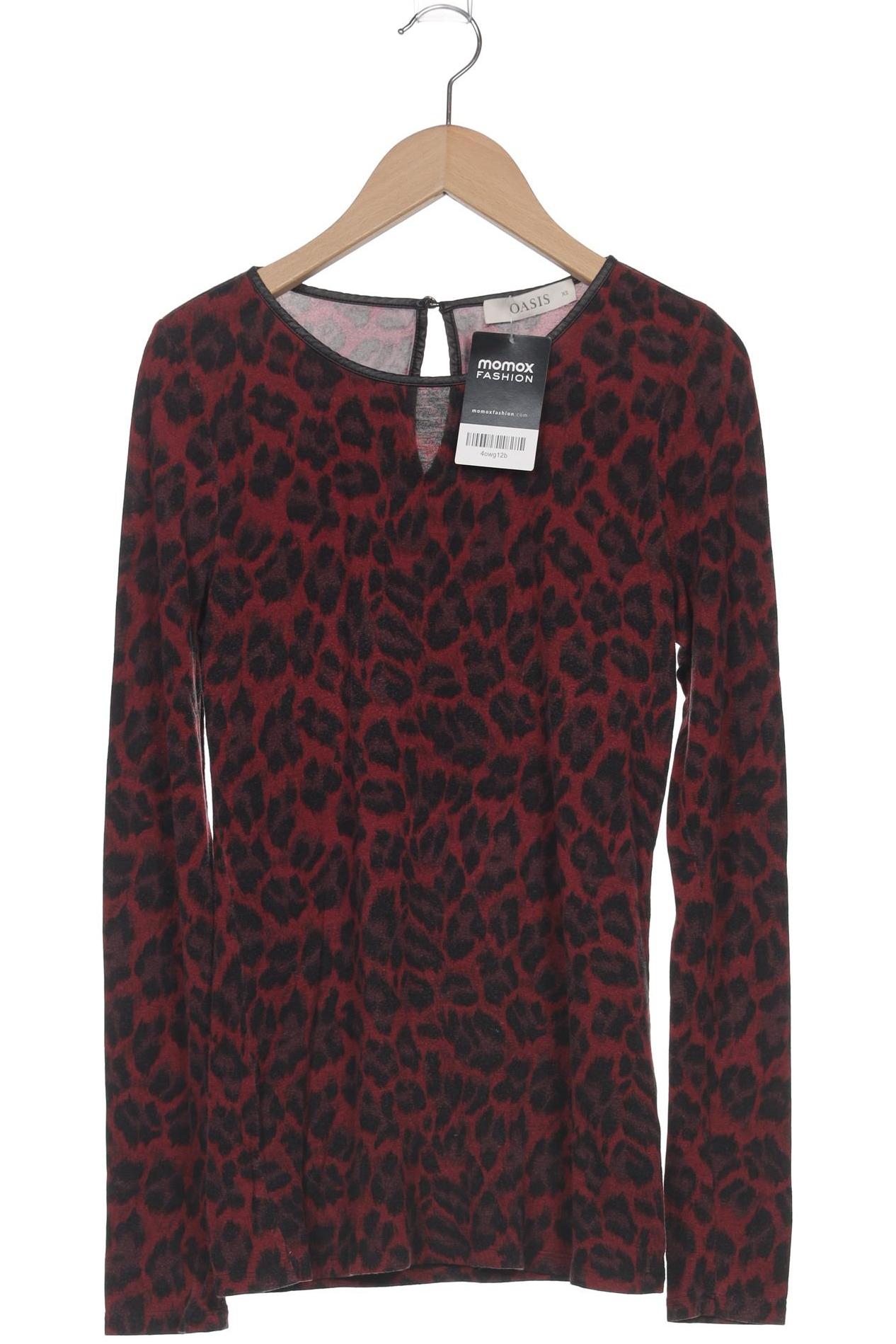 

oasis Damen Langarmshirt, bordeaux, Gr. 34