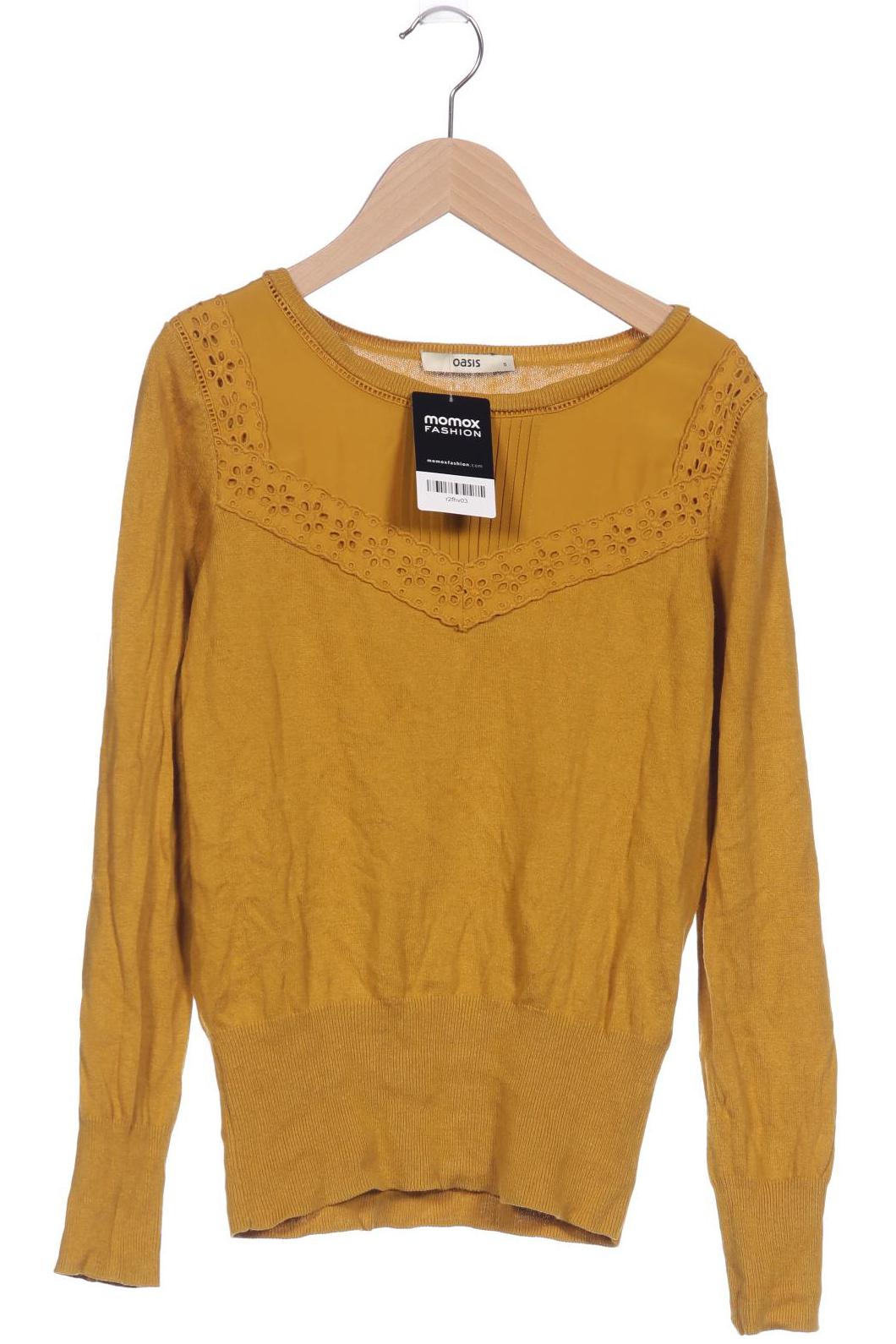 

oasis Damen Pullover, gelb, Gr. 36