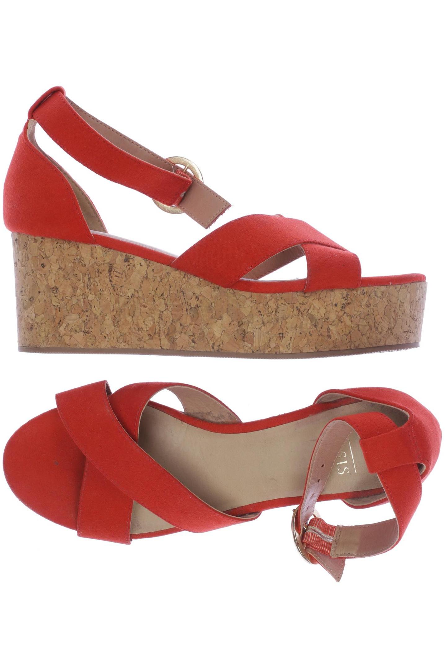 

oasis Damen Sandale, rot, Gr. 36